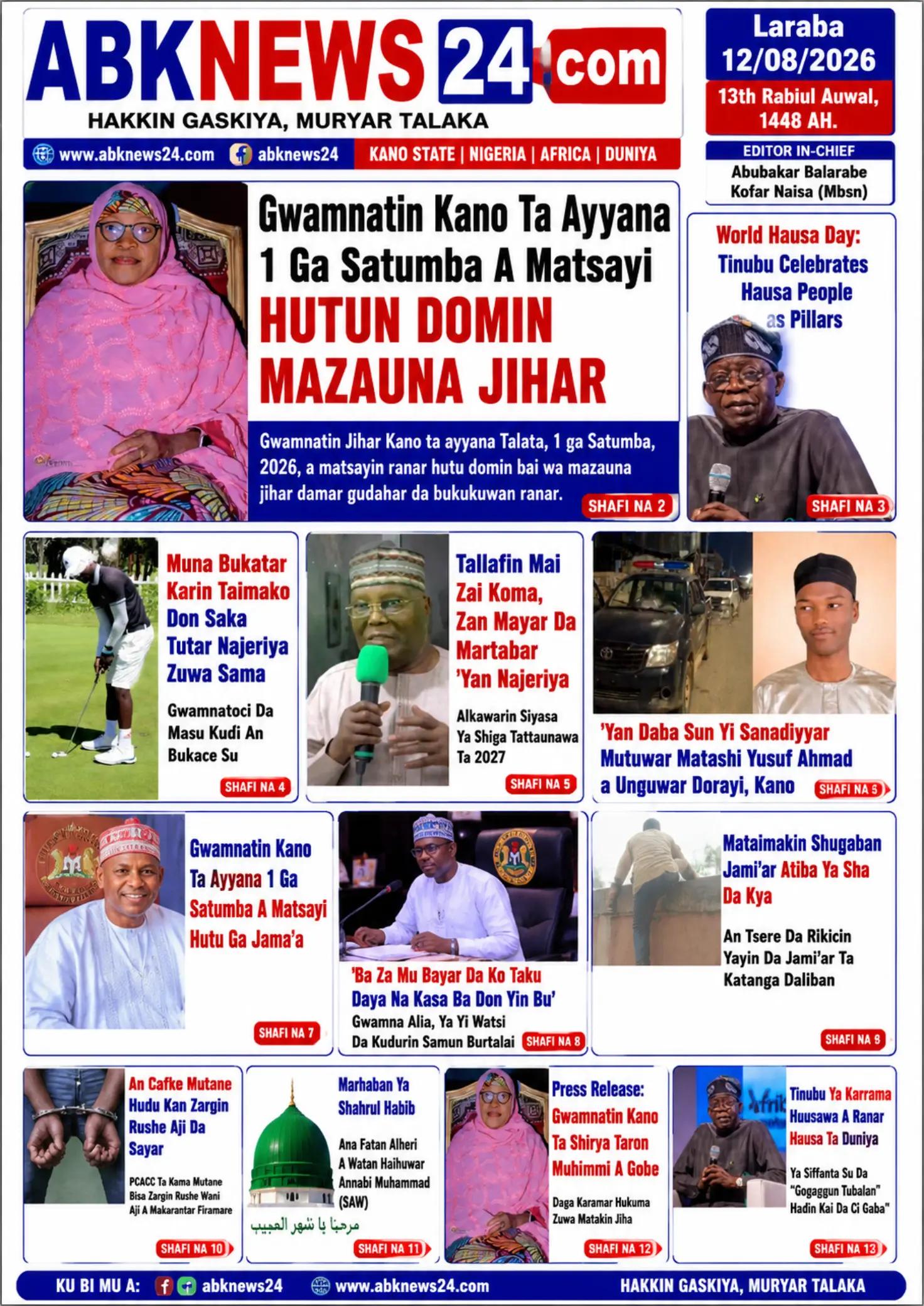 @Abknews24.com Gaskiya