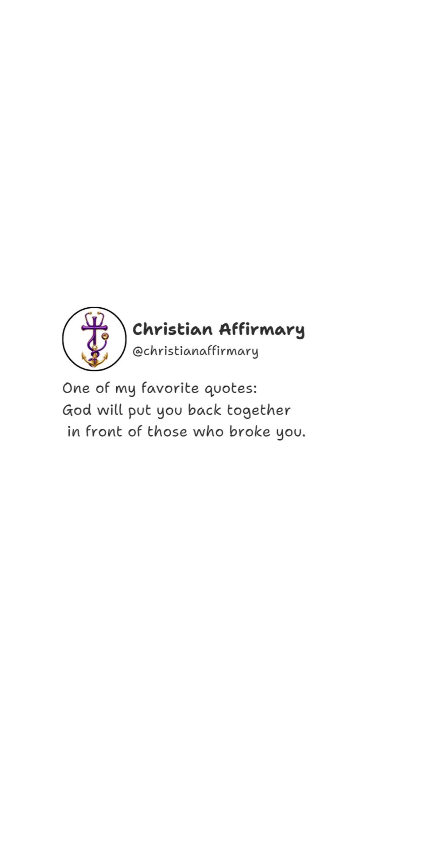@✝️Christian Affirmary✝️