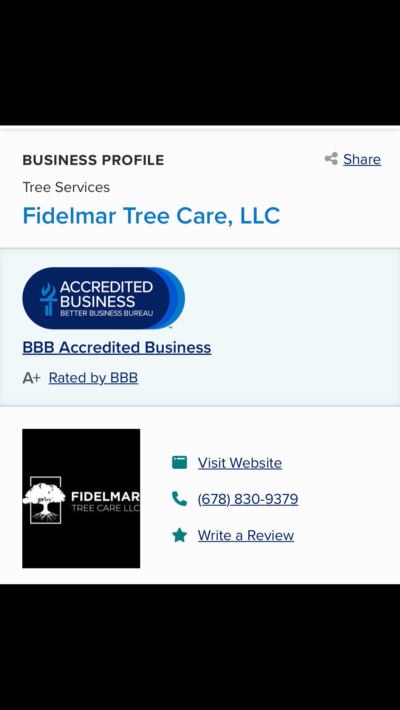 @FIDELMAR TREE CARE LLC
