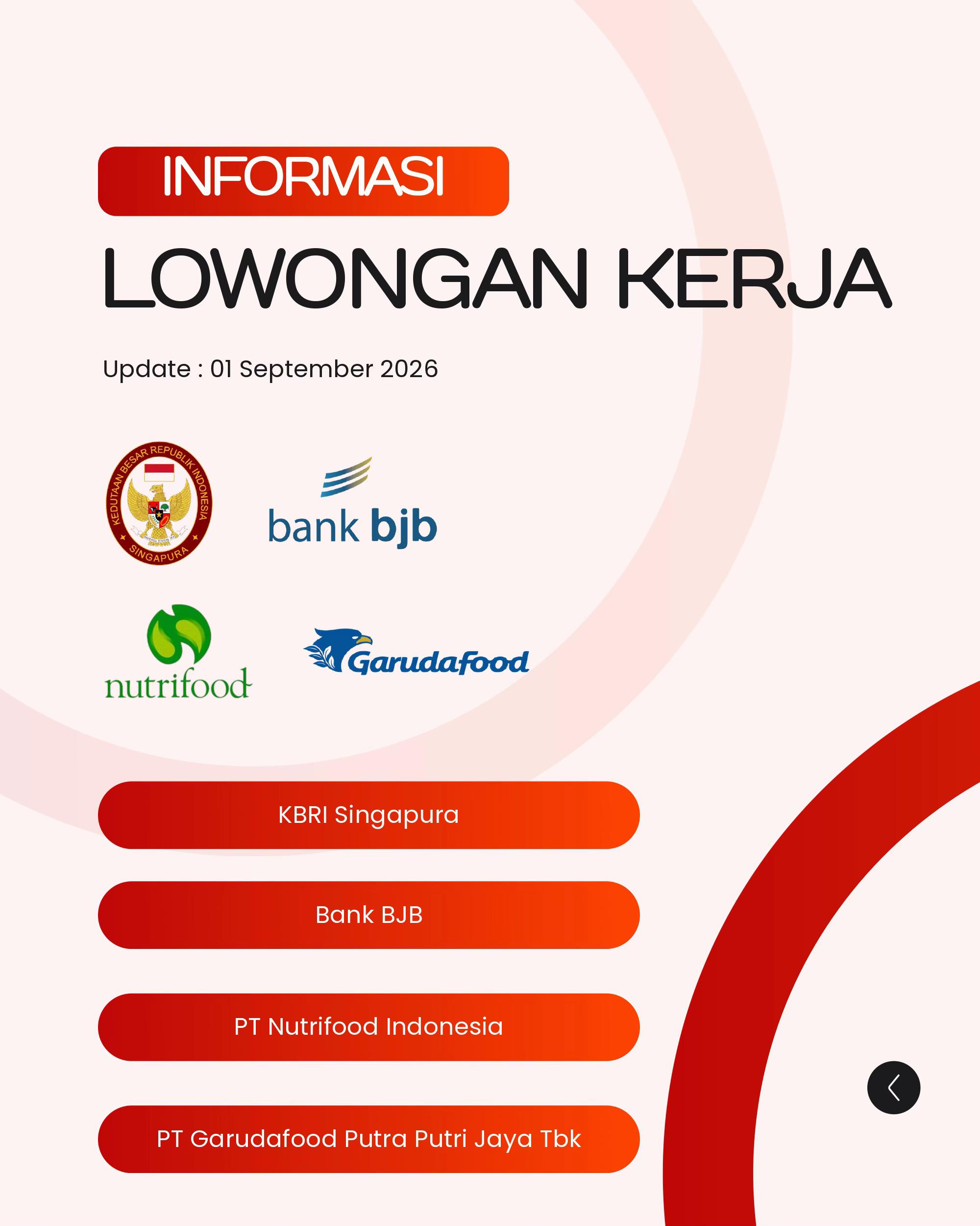 @LOWONGAN KERJA INDONESIA