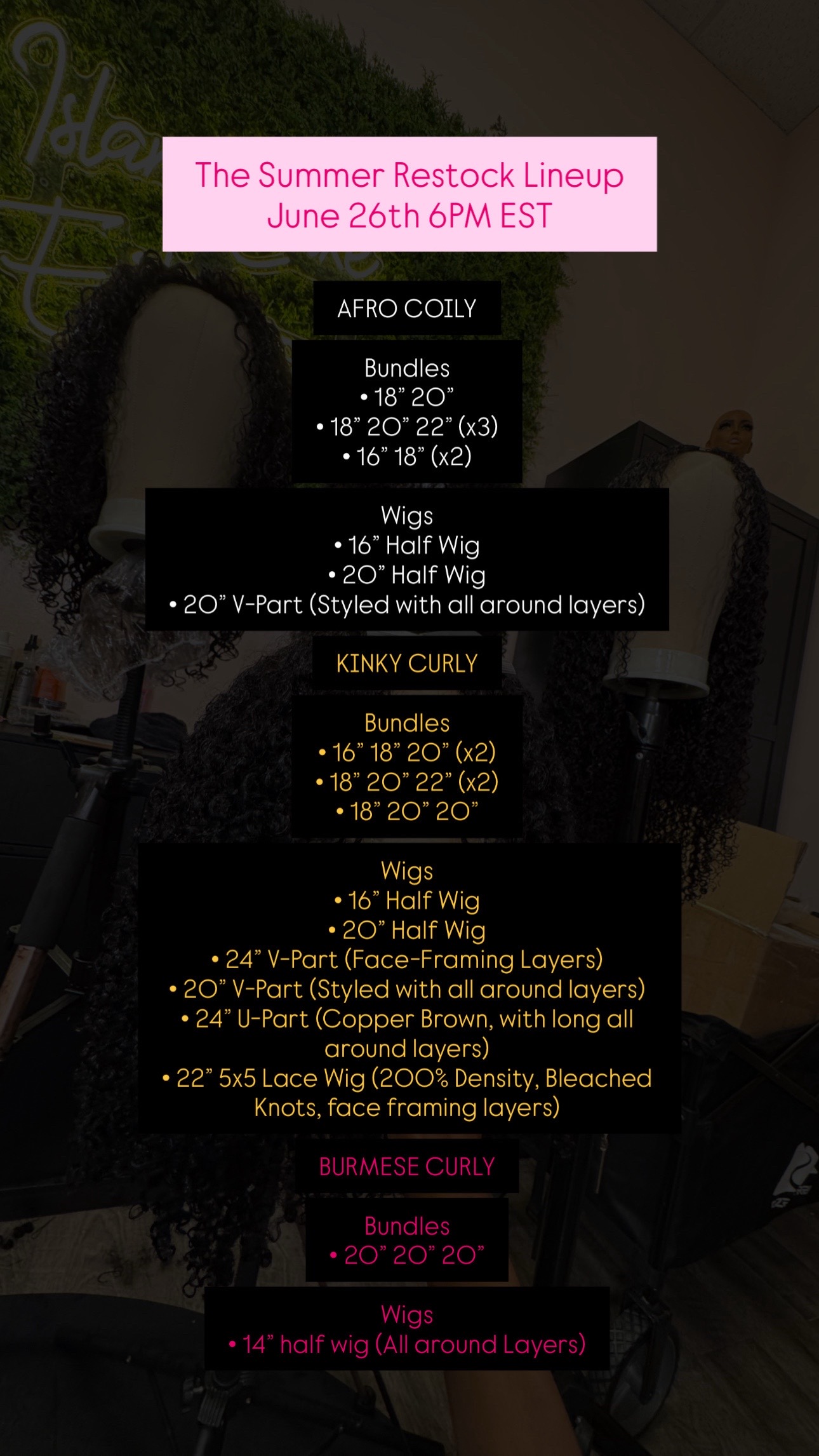 @IslandLuxe Extensions