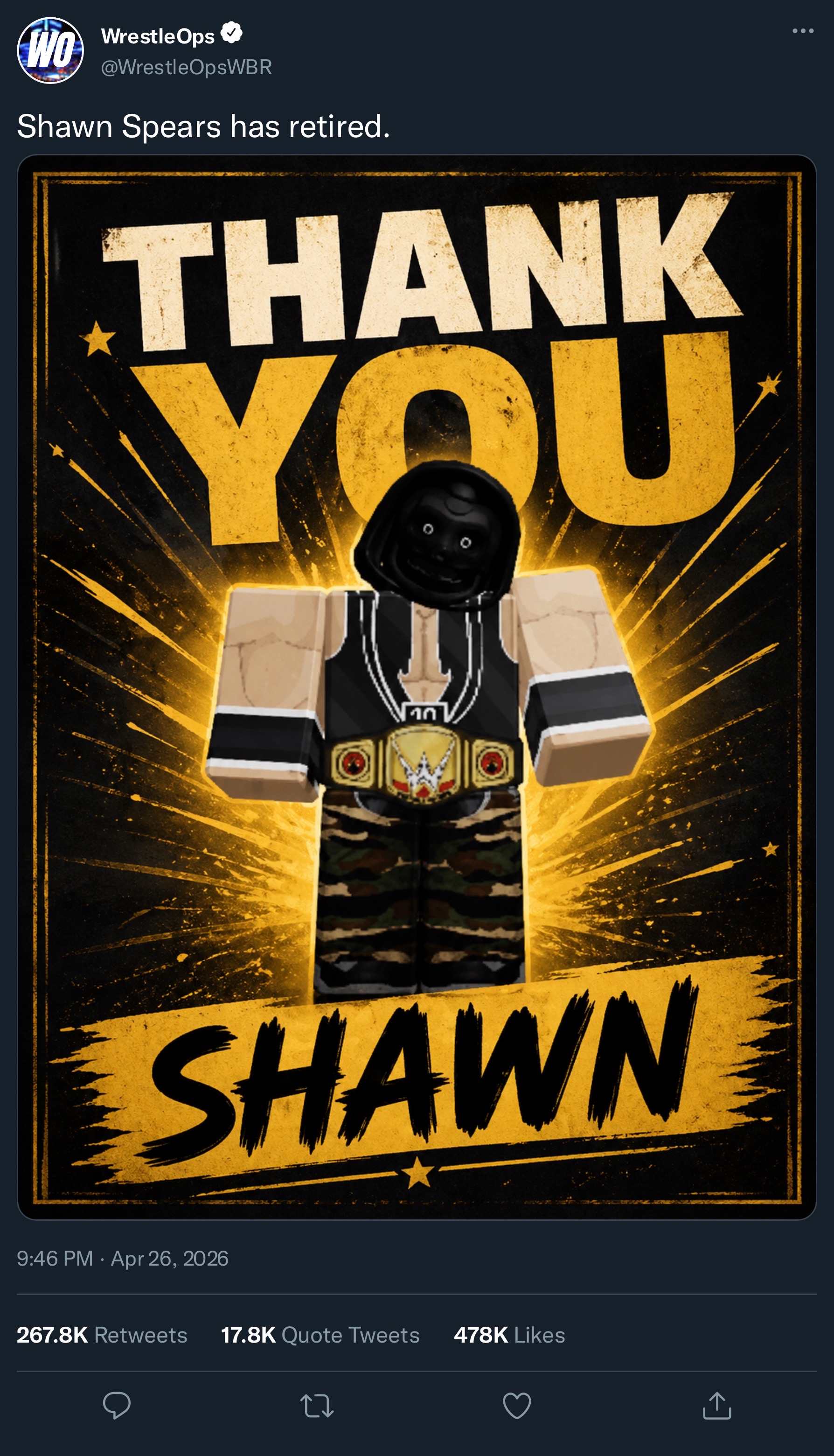 @Shawn Spears (Fully Retired)