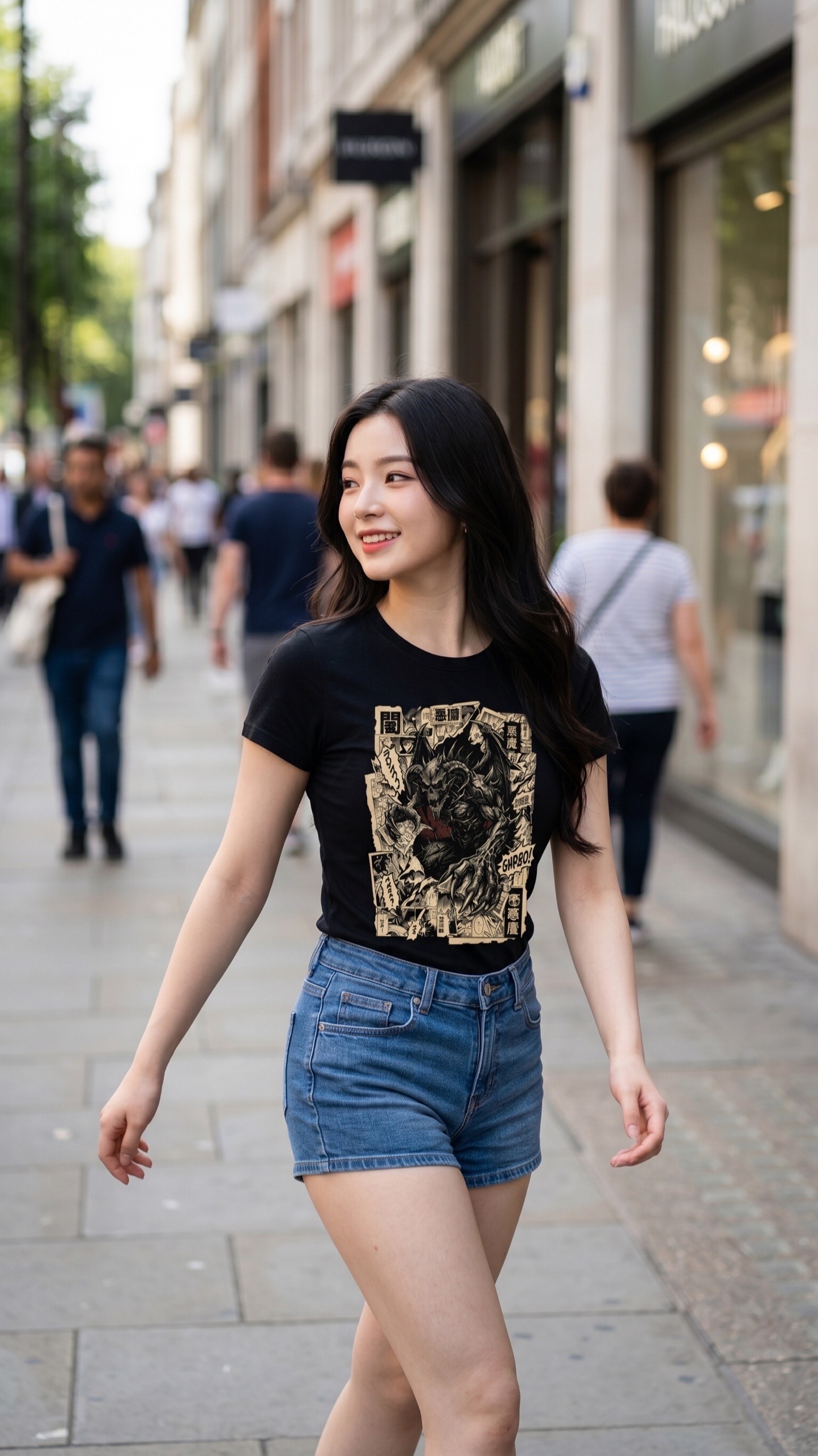 @Anime Graphic Tshirt