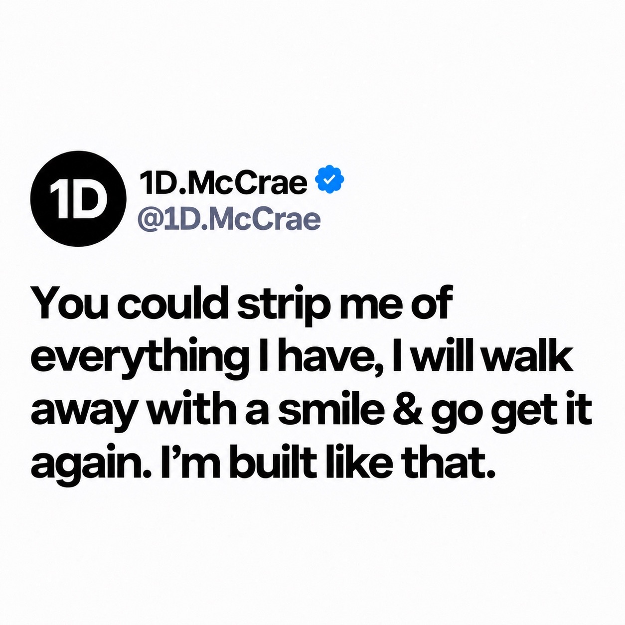 @Dexter McCrae