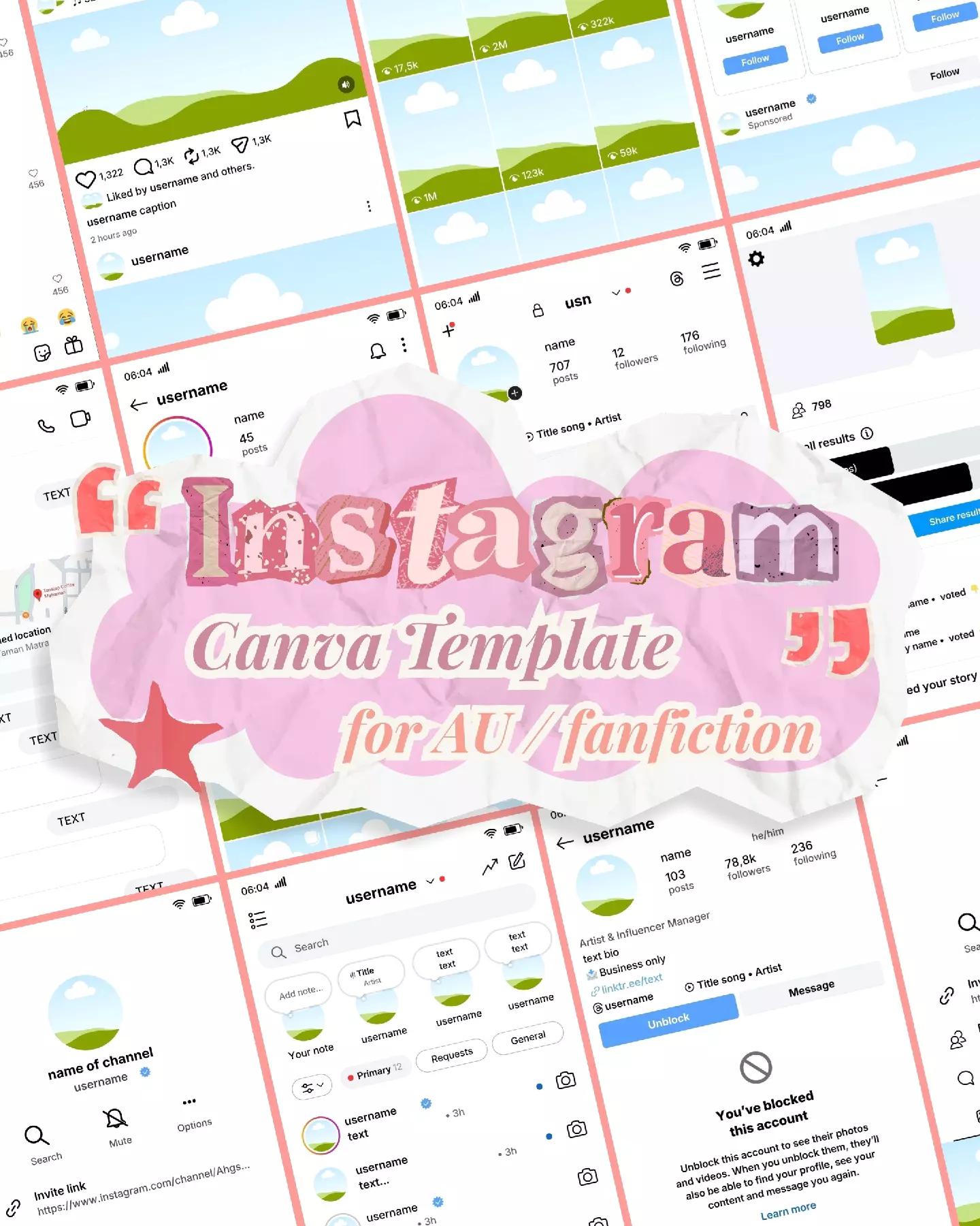@custasea☀️ | template au canva