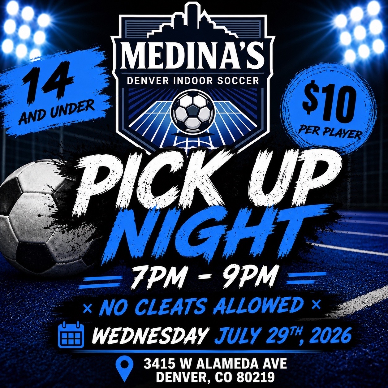 @Medina’s Denver Indoor Soccer