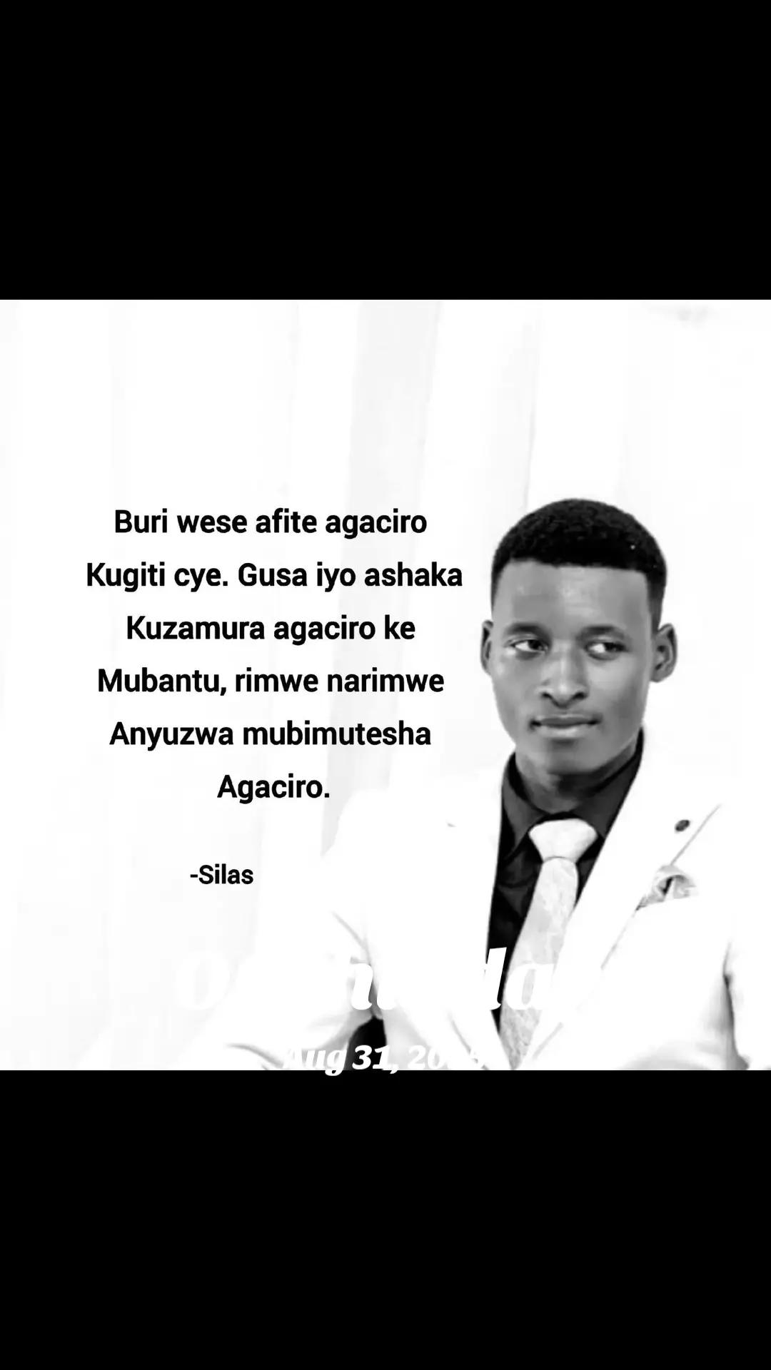 @Silas Nizeyimana