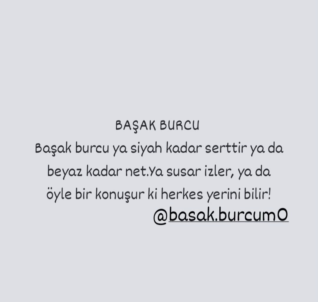 @♍ Başak Burcu ♍