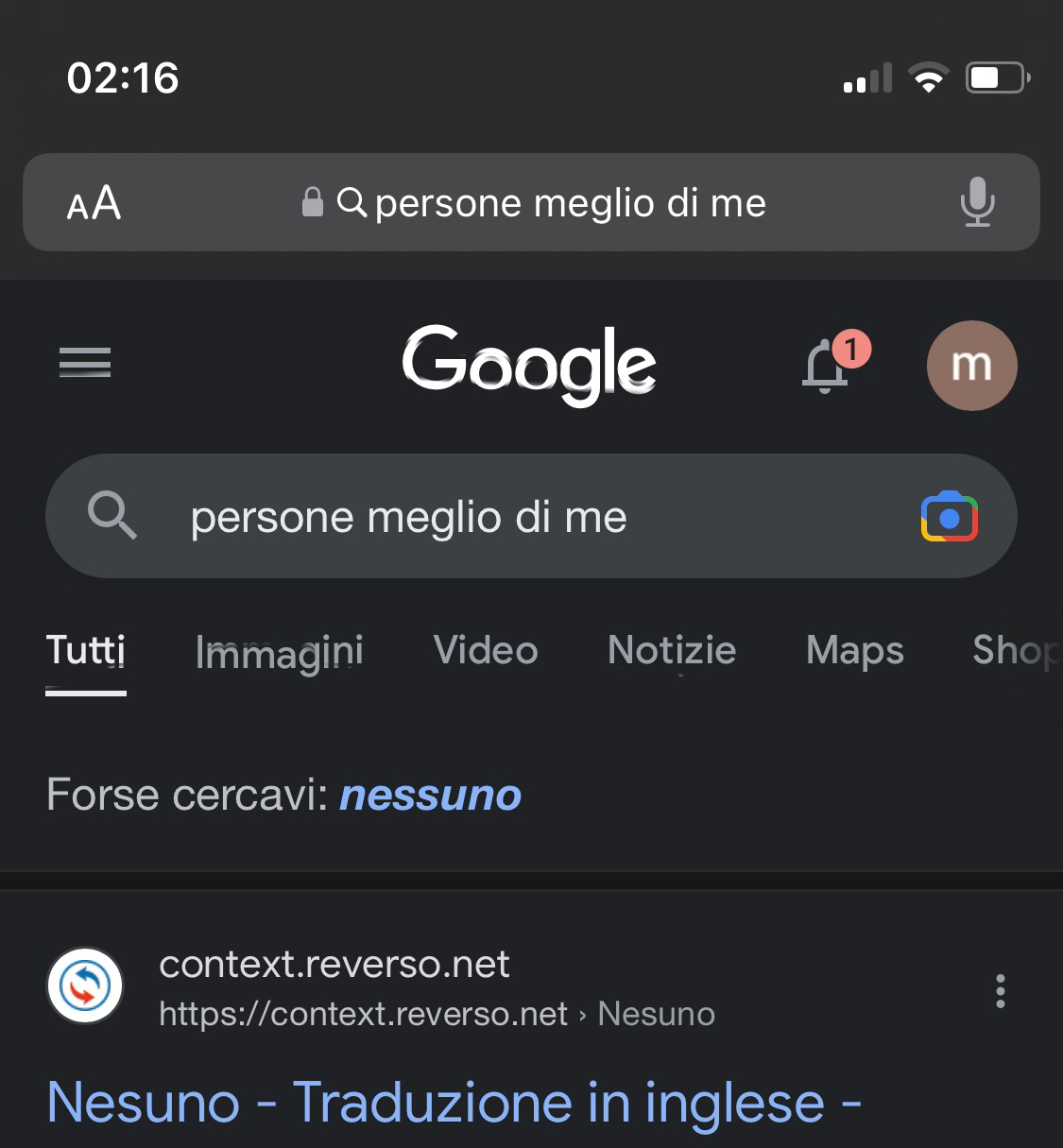 @m;