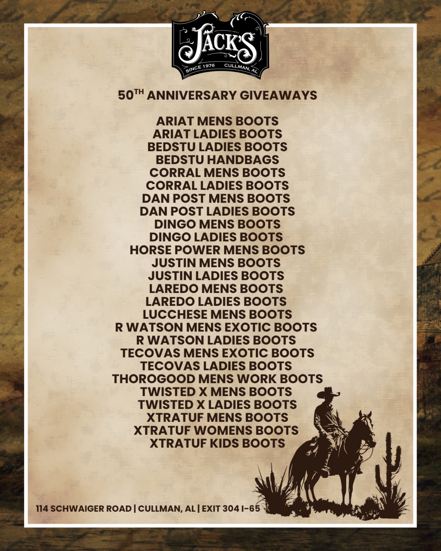 @Jack’s Western & Outdoor Wear