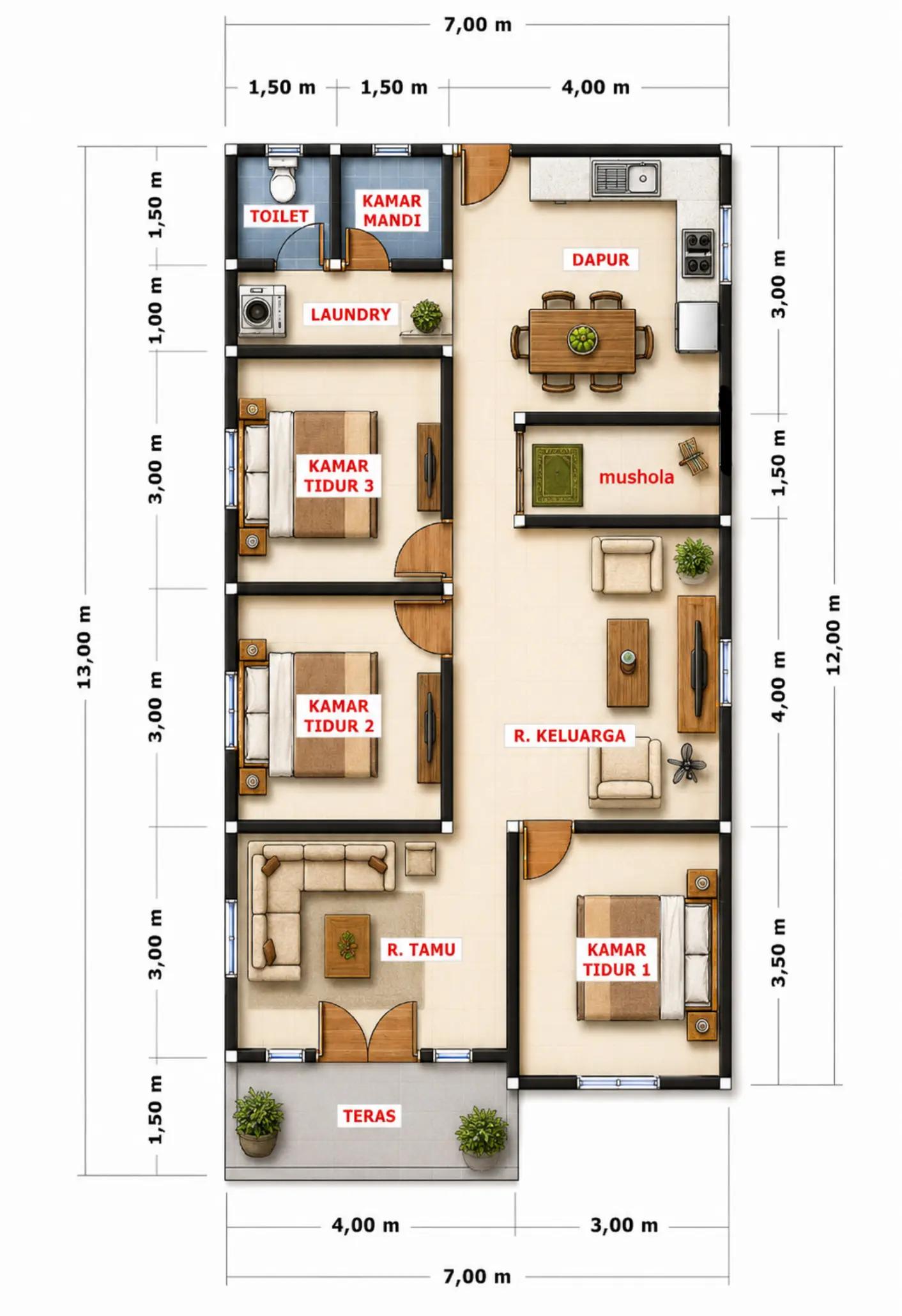 @DESAIN RUMAH LISTANTO ARCH