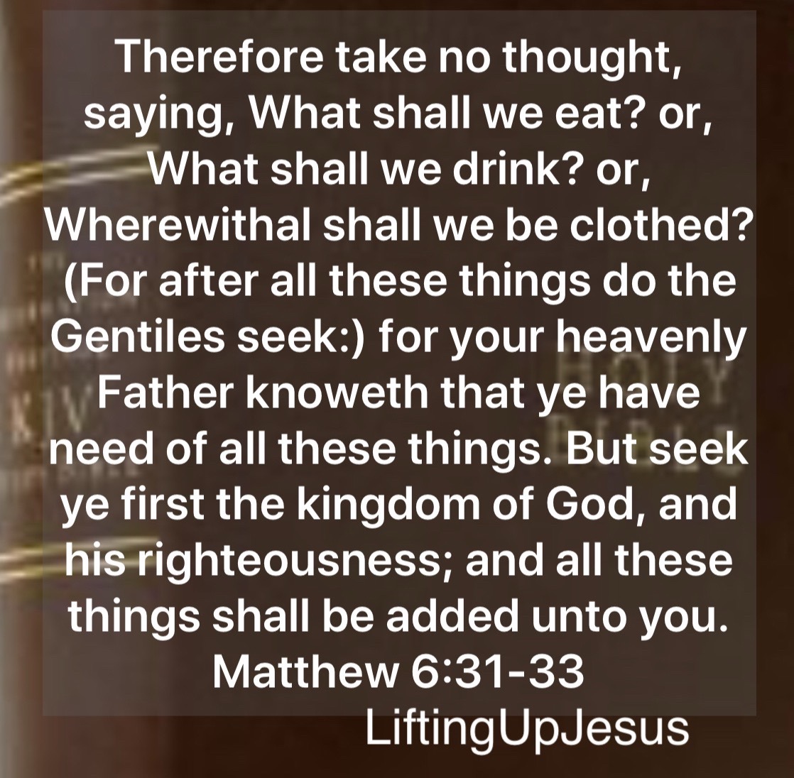 @liftingupjesus