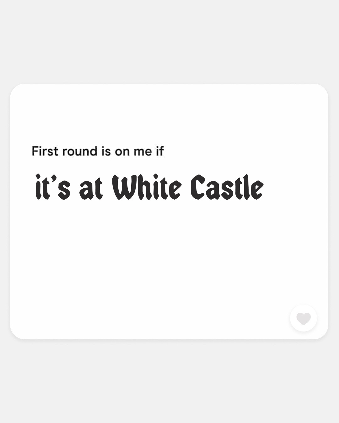 @White Castle