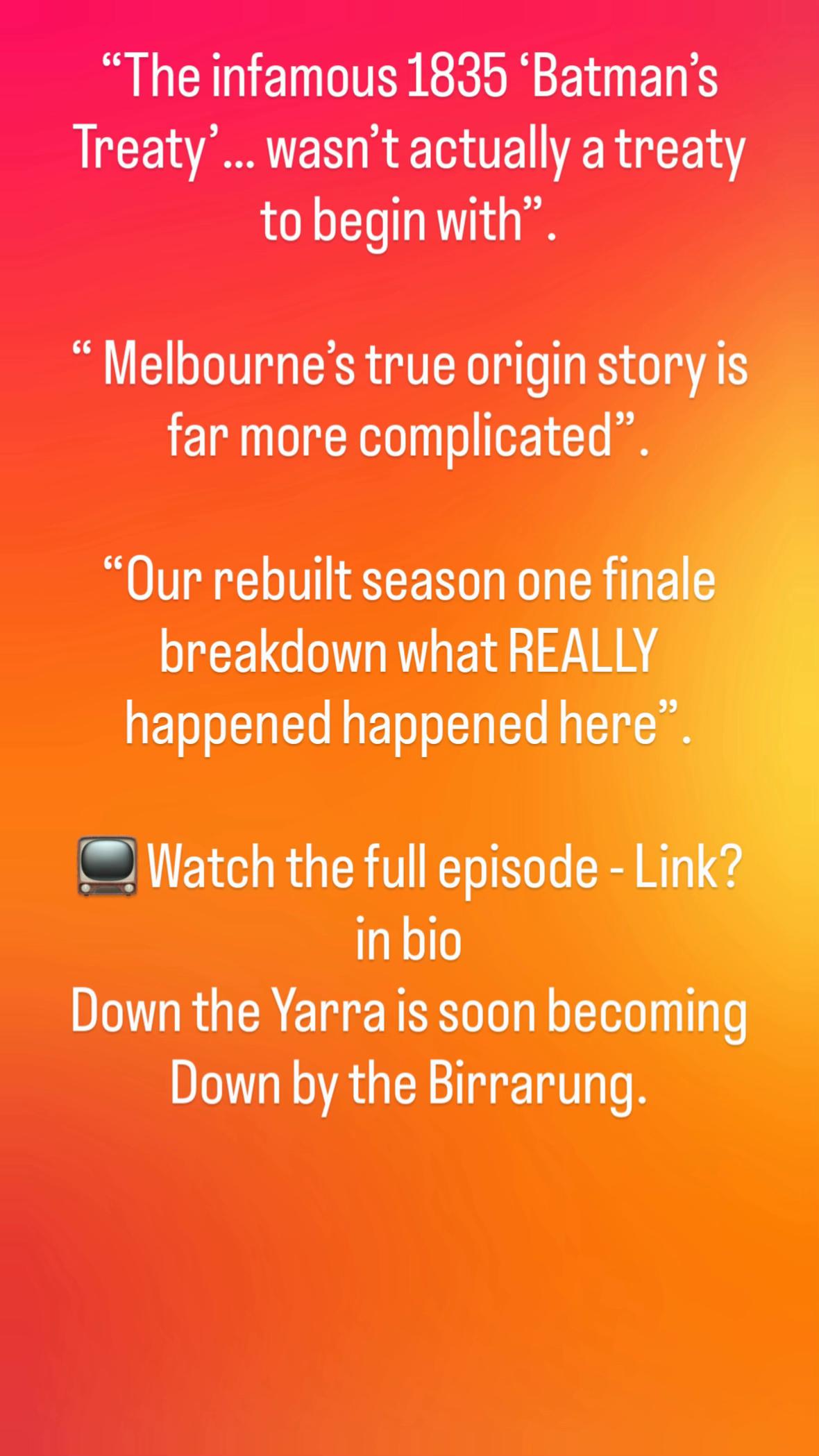 @Down the Yarra podcast