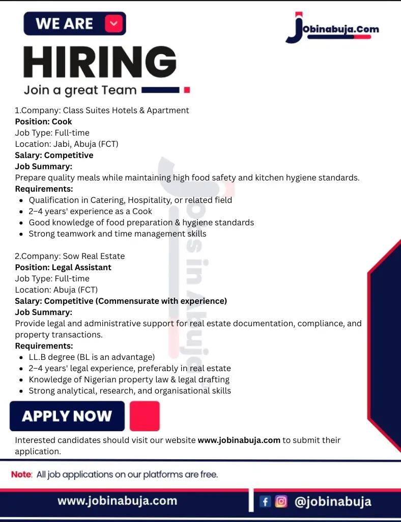 @Jobs in Abuja