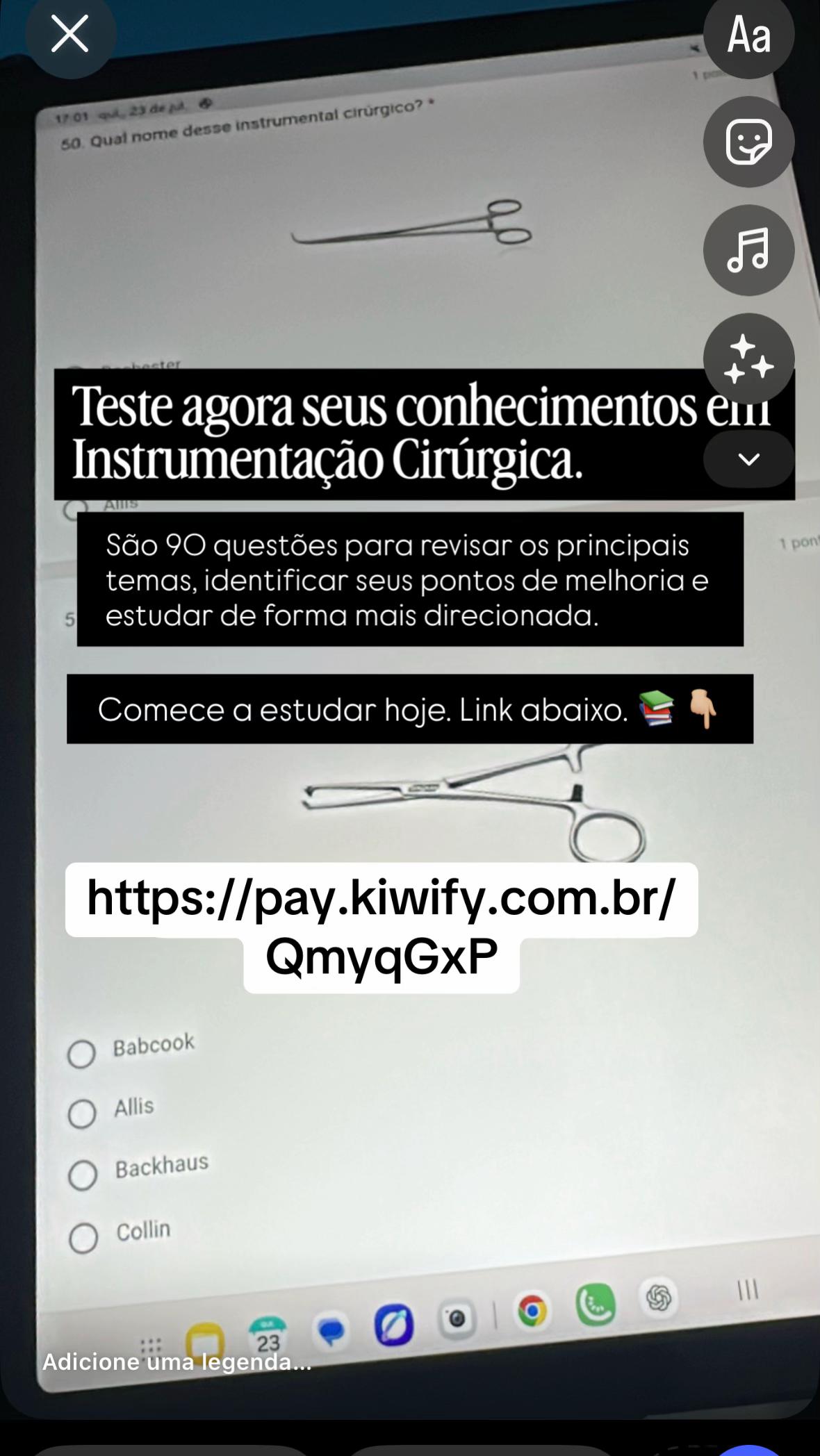 @Instrumentadora Fernanda