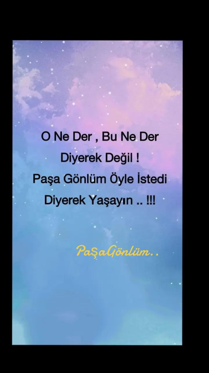 @Paşa Gönlüm