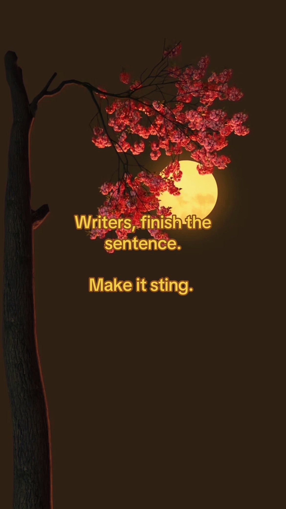 @The Unsaid Sentence