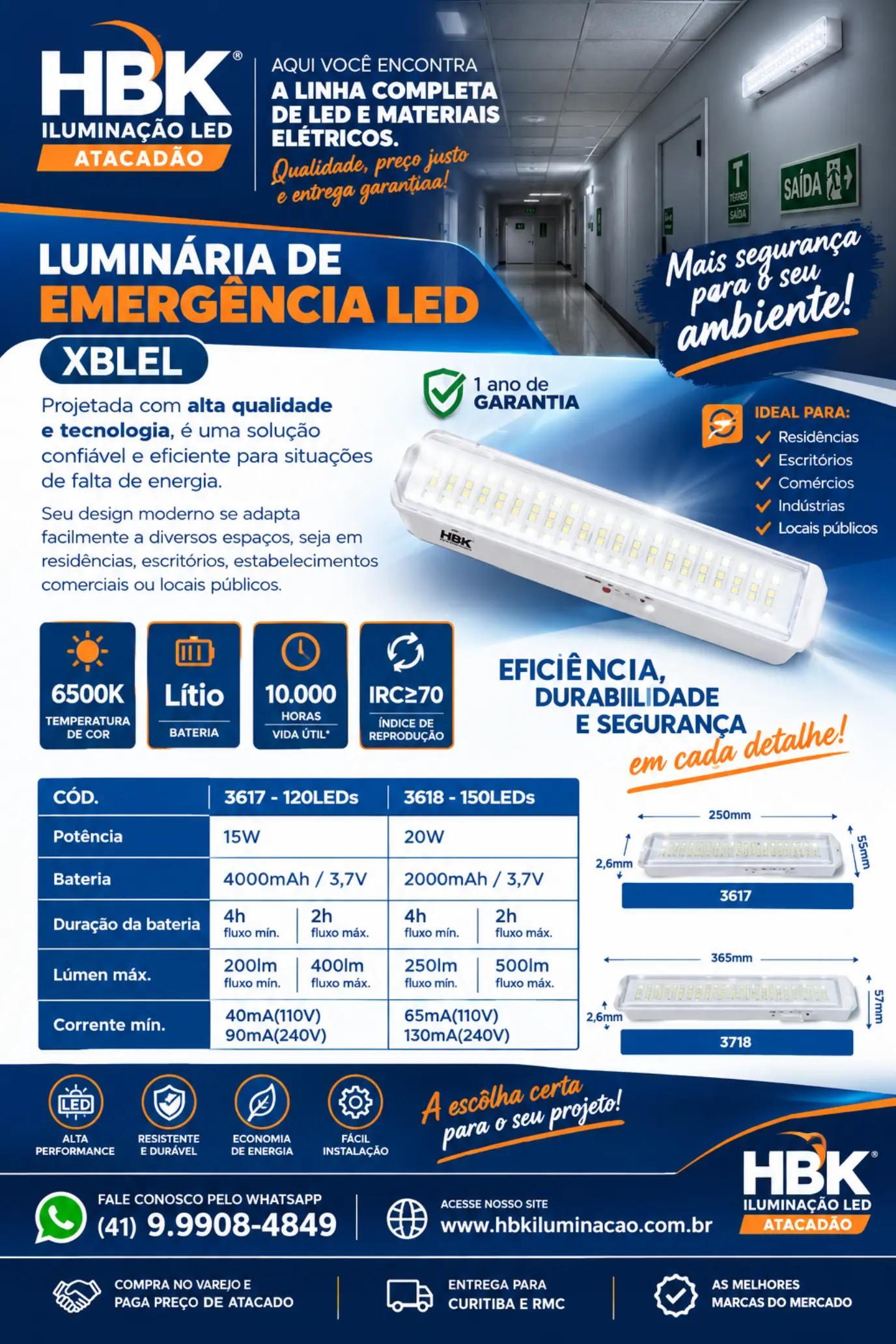 @HBK ILUMINA&Ccedil;&Atilde;O LED ATACADAO
