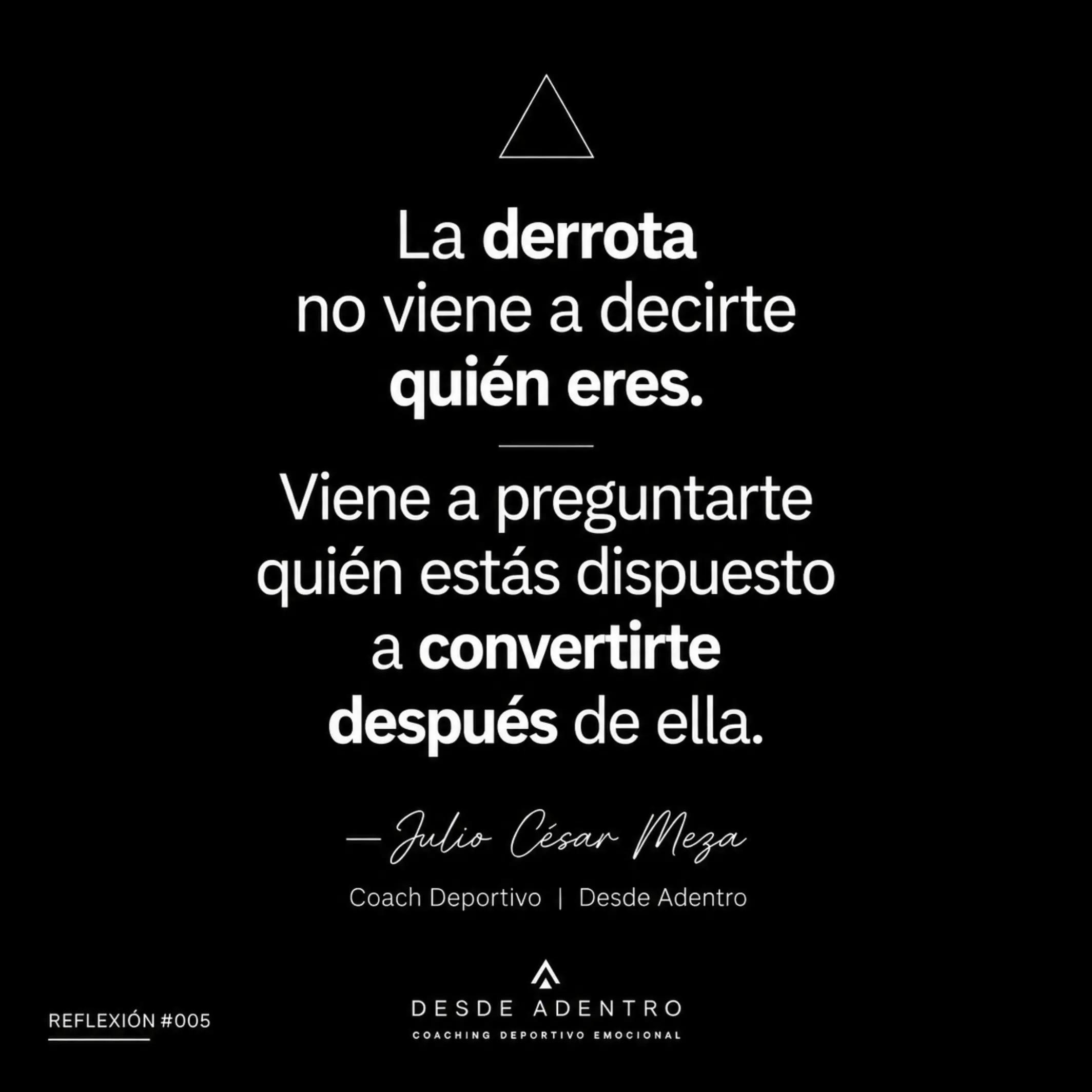 @Julio Meza coach deportivo