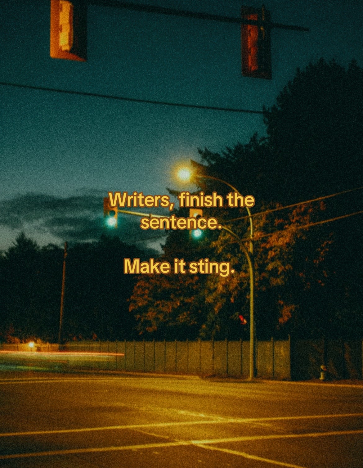 @The Unsaid Sentence