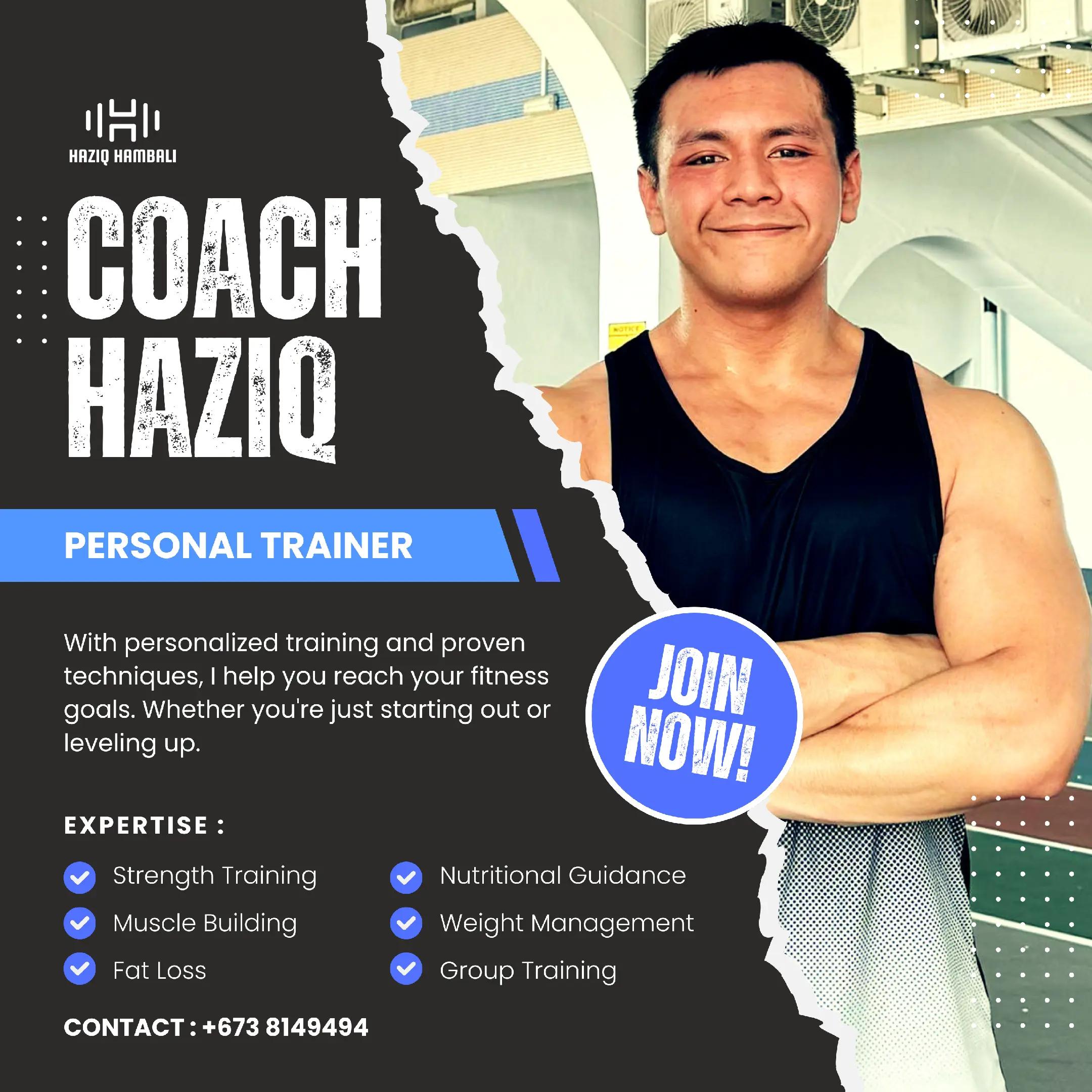 @Coach Haziq | Personal Trainer
