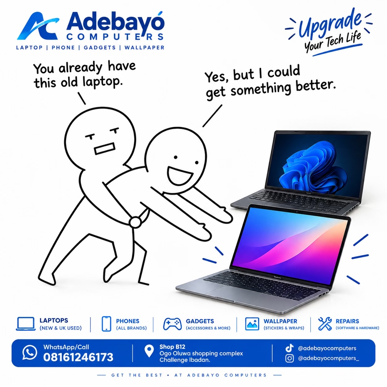@Laptop store in Ibadan