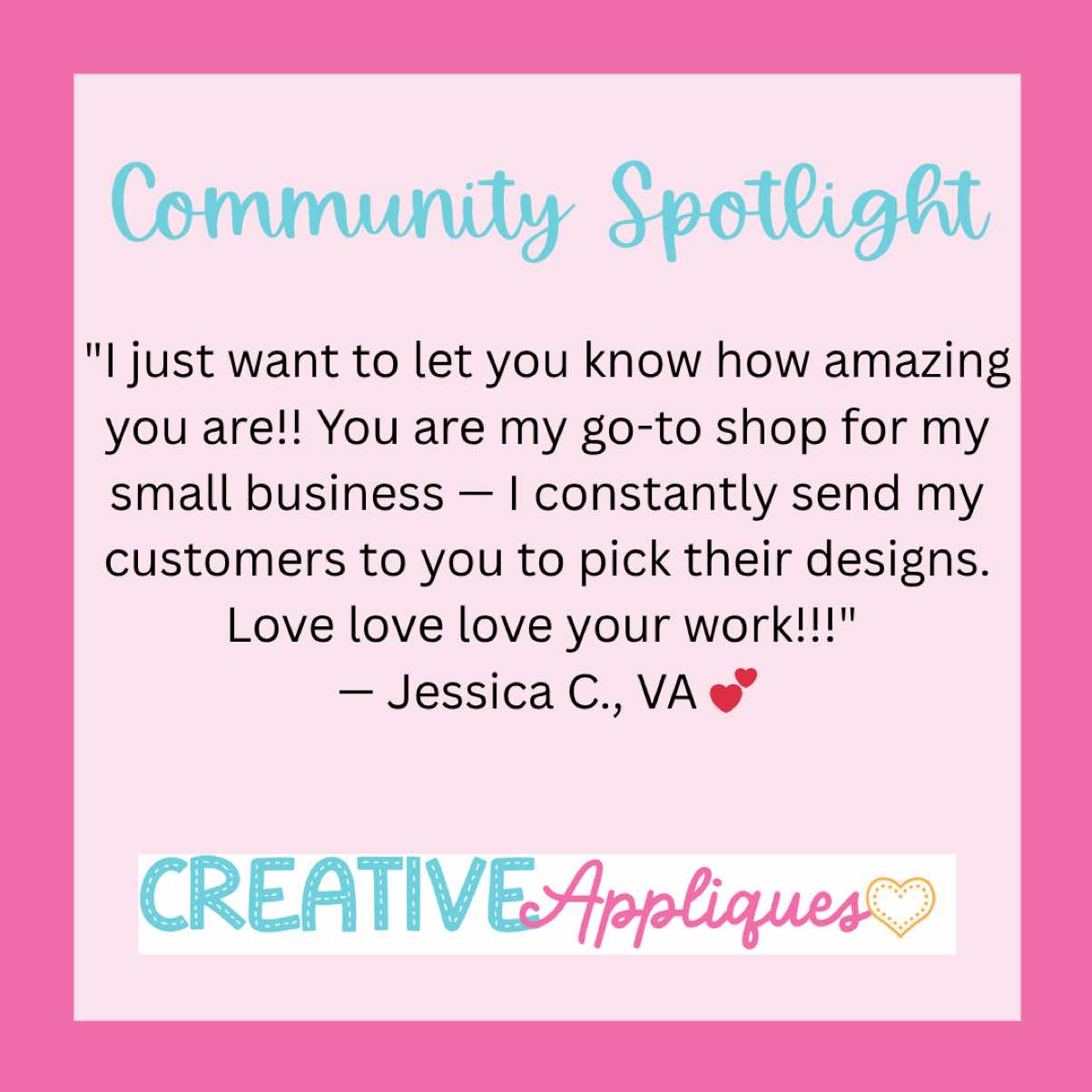 @Creative Appliques