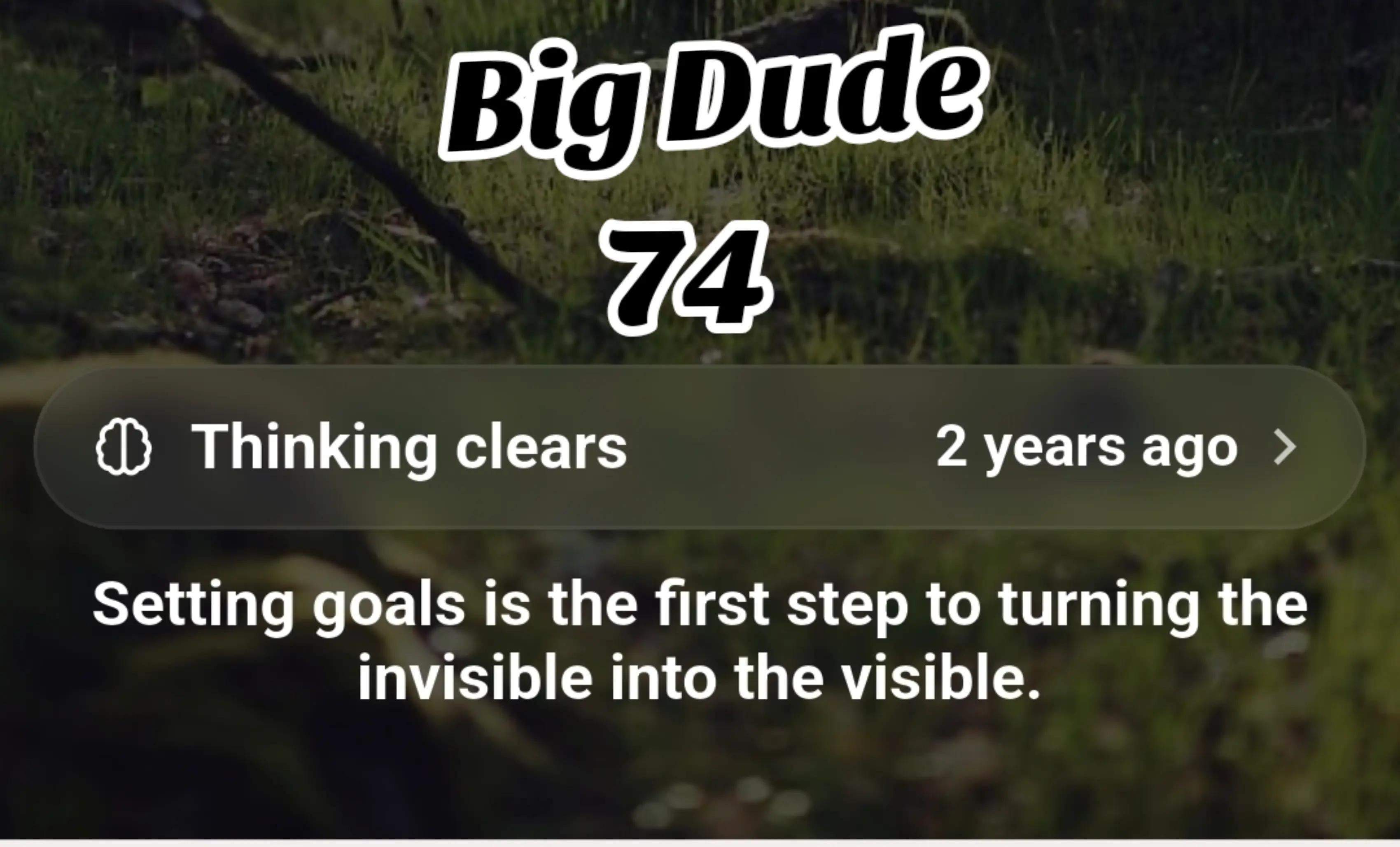 @Big Dude