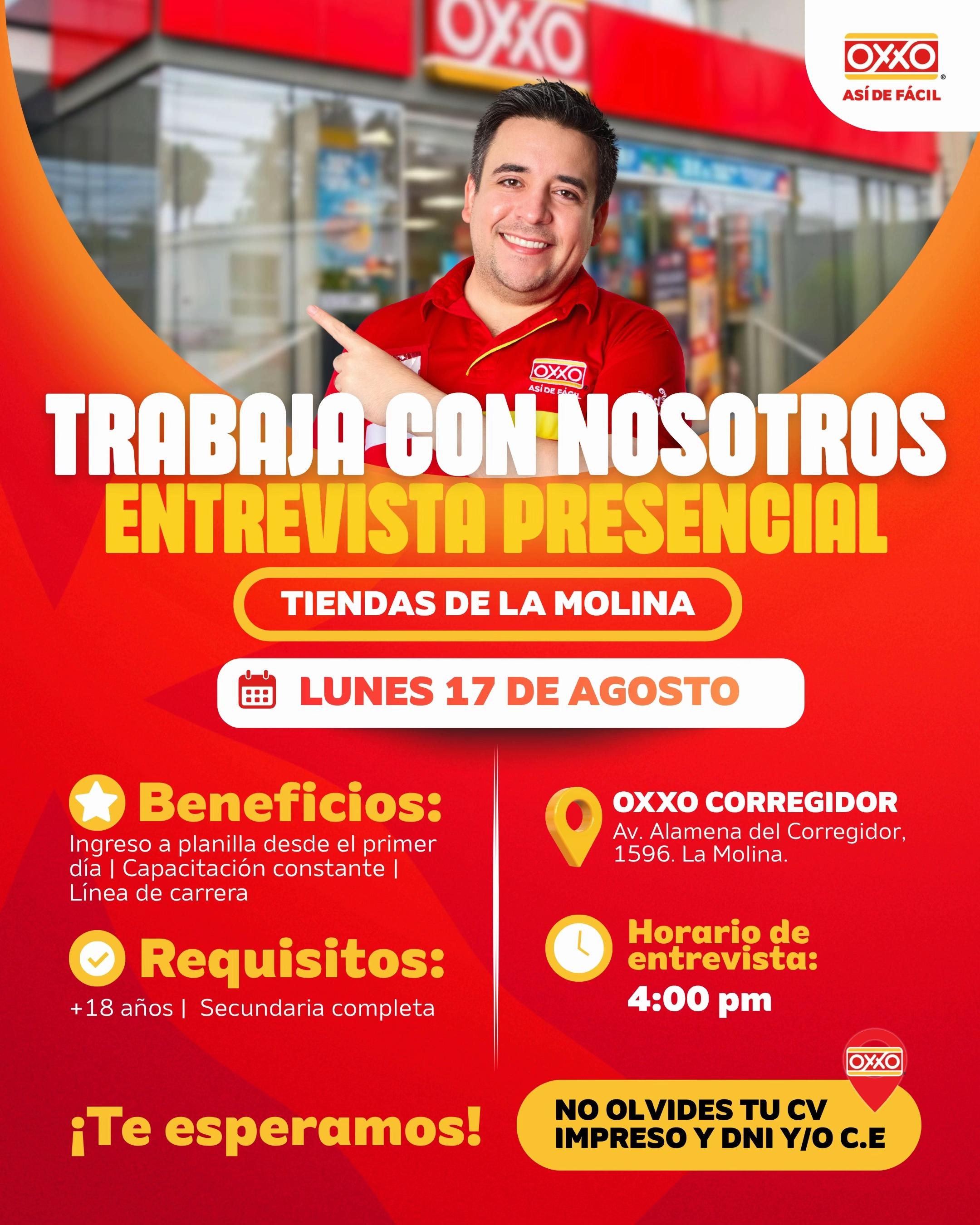 @Trabaja en OXXO Per&uacute;
