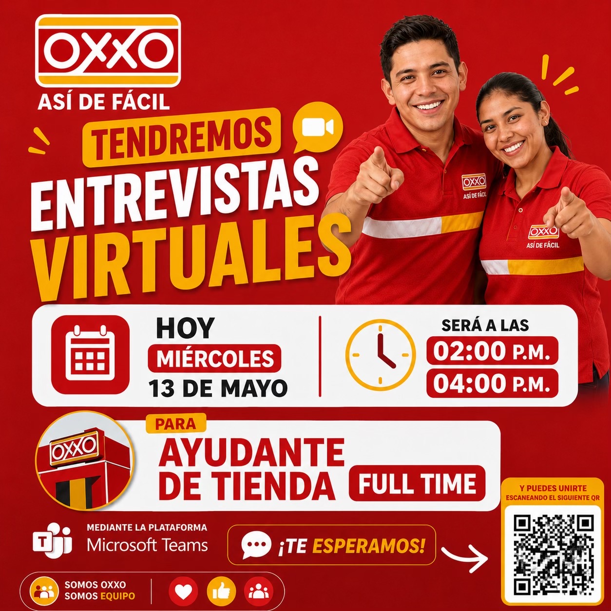 @Trabaja en OXXO Per&uacute;