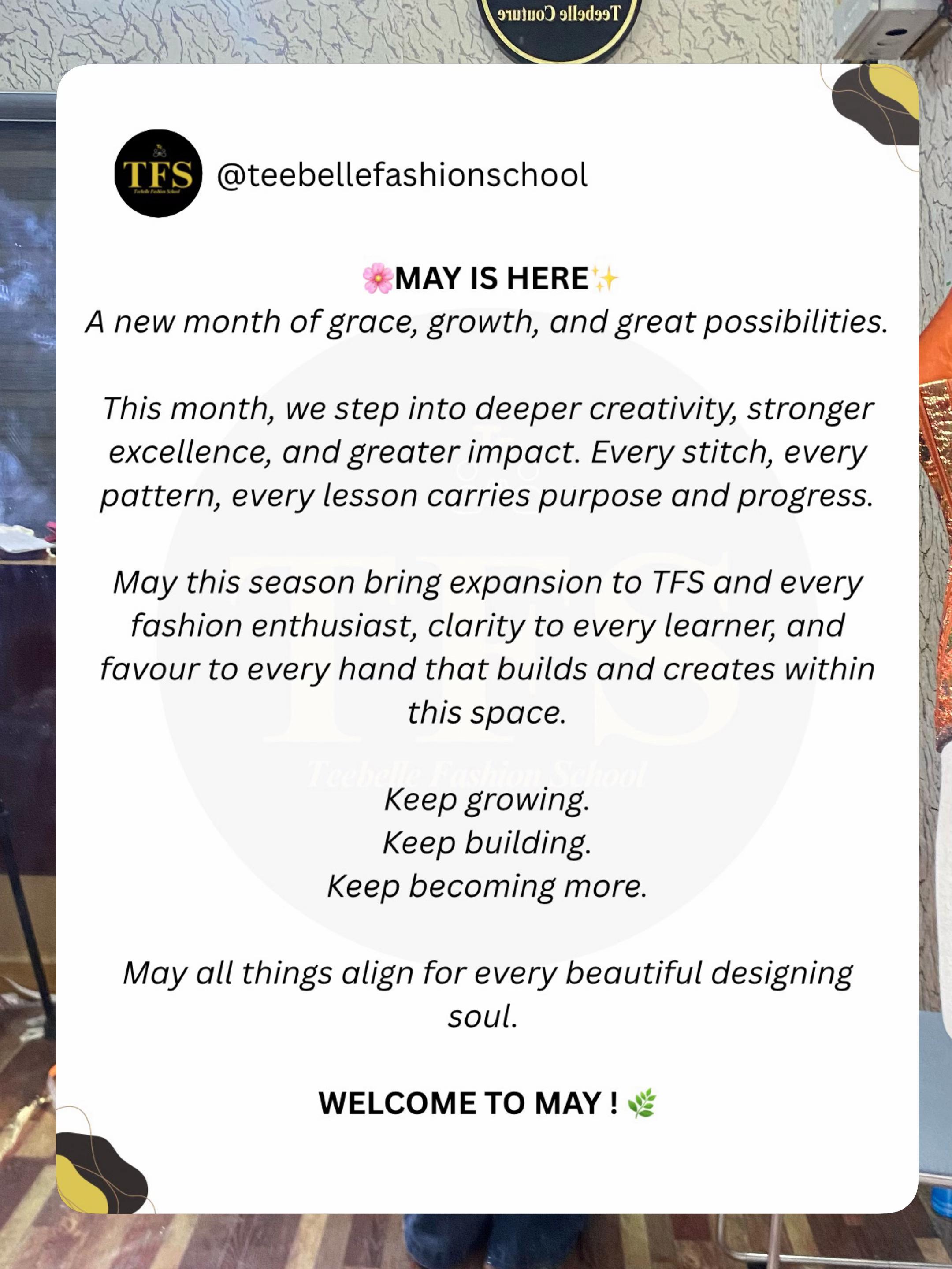 @Teebelle Fashion School