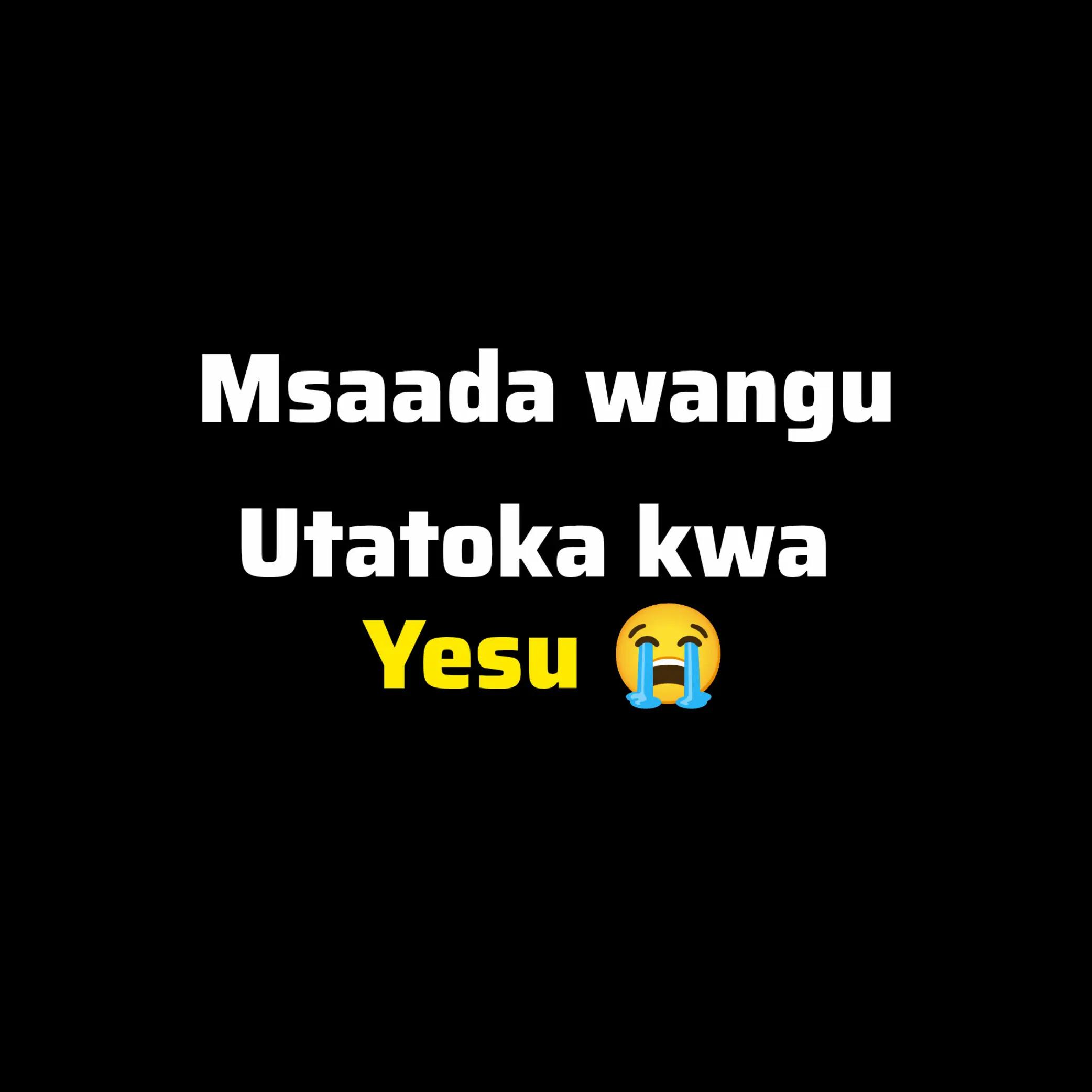 @Kijana Mkristo