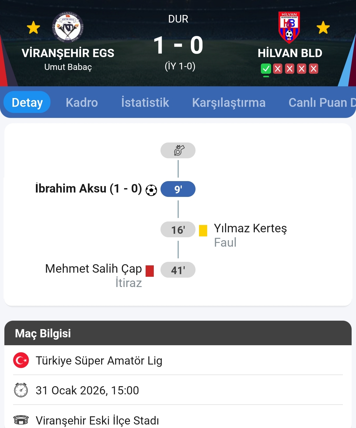@Hilvan Belediye Spor Kul&uuml;b&uuml;