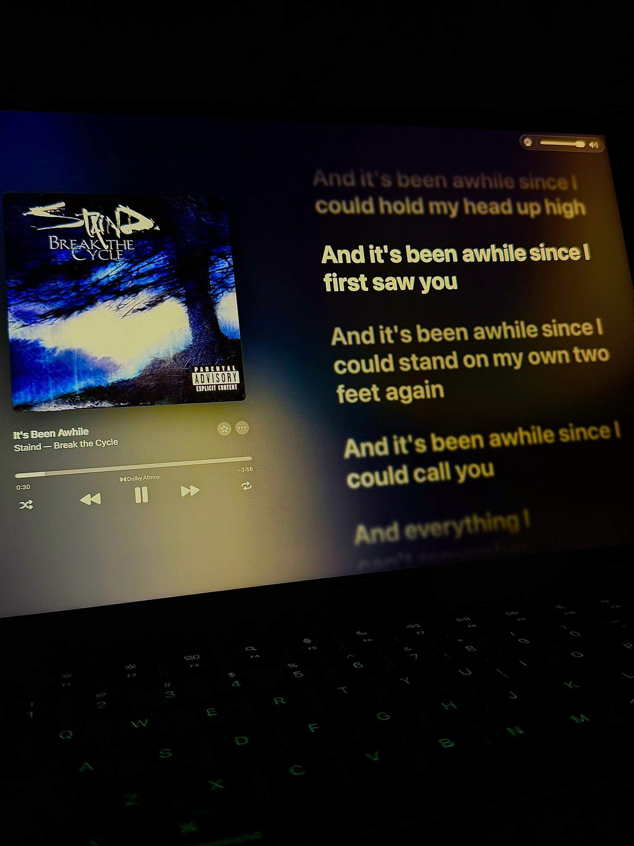 @just listen.