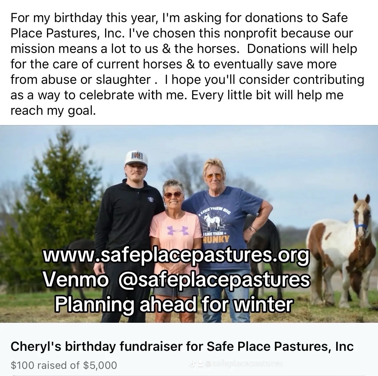 @Safe Place Pastures, Inc.