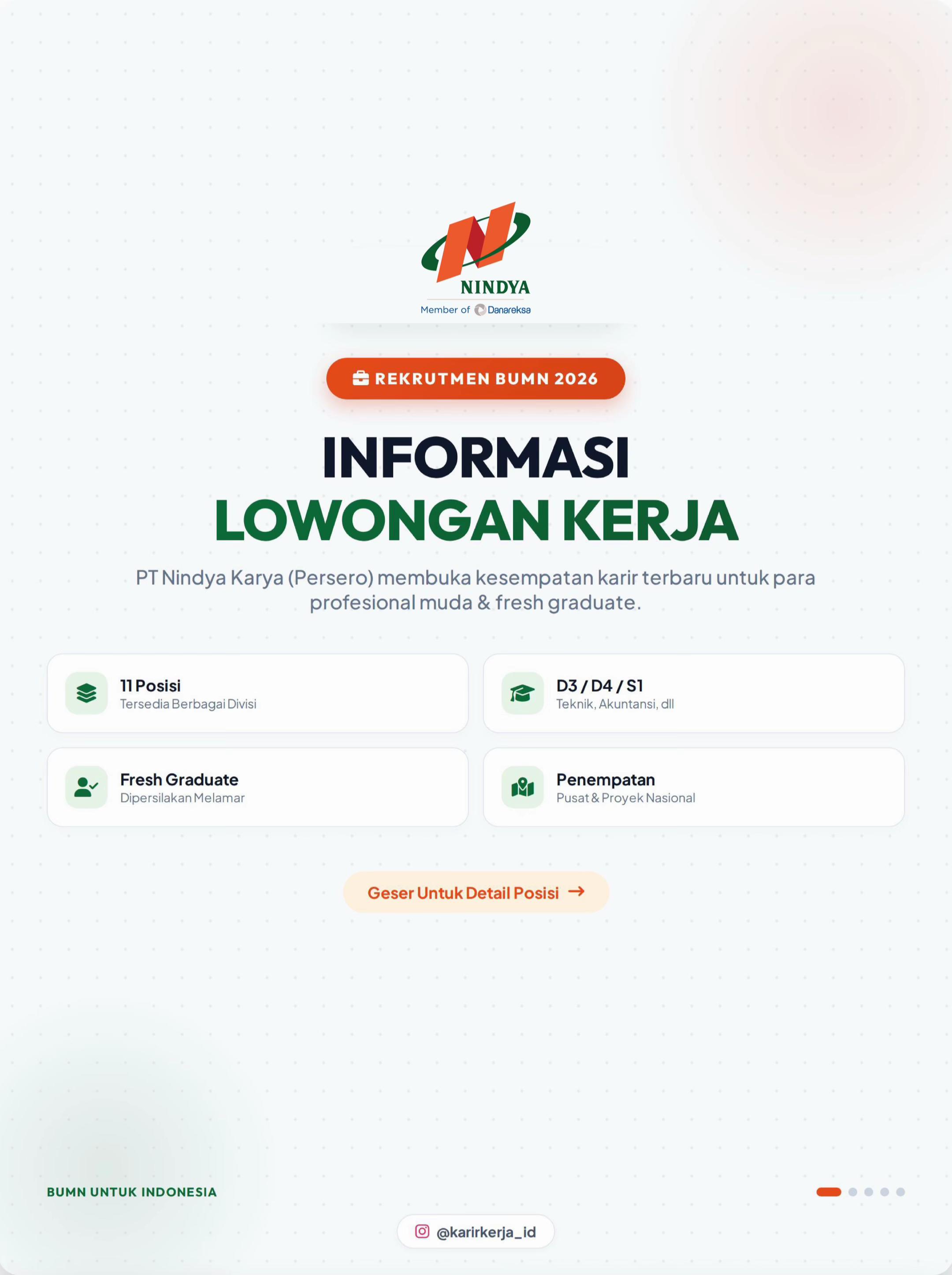 @LOWONGAN KERJA INDONESIA