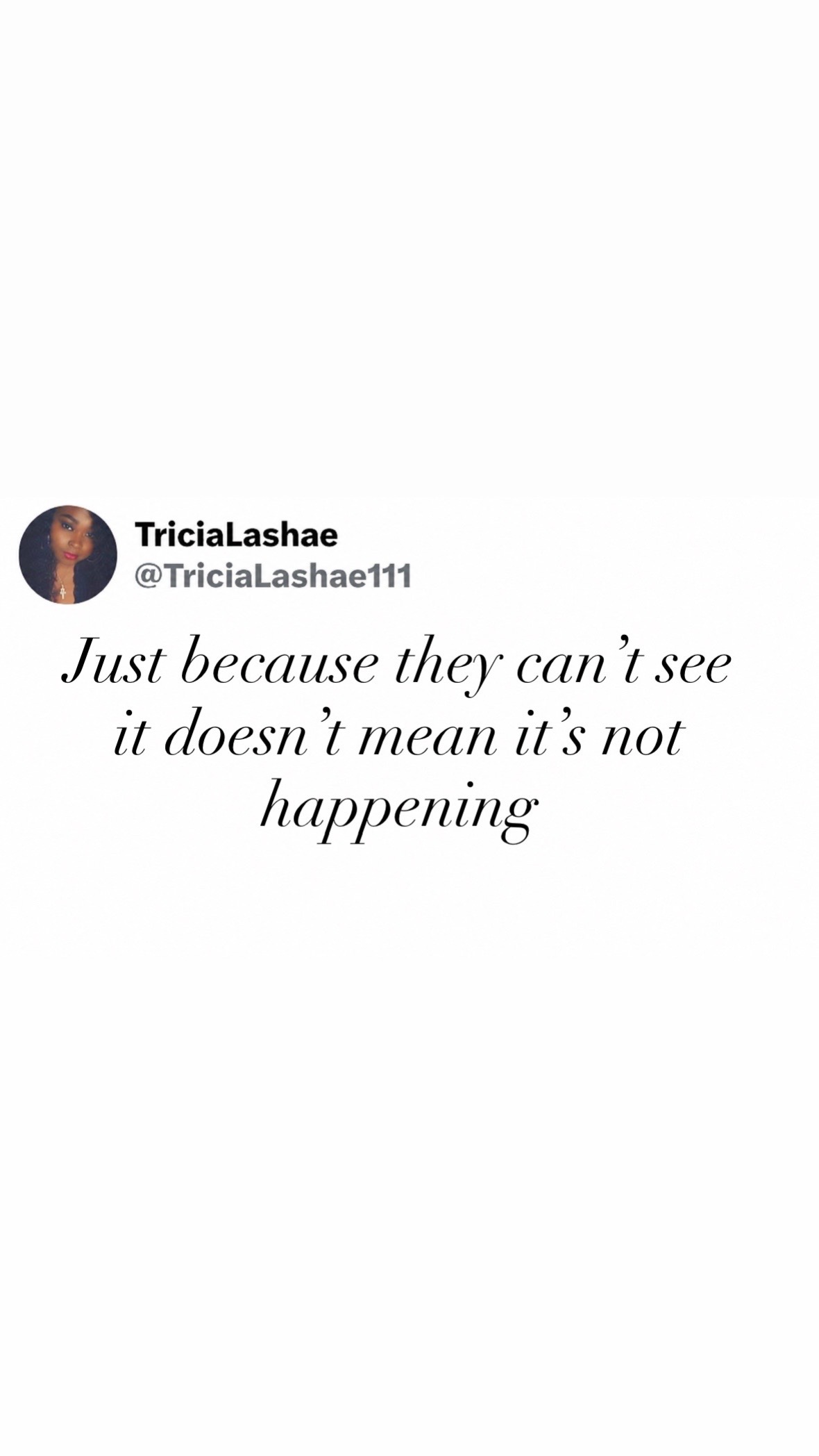 @TriciaLaShae