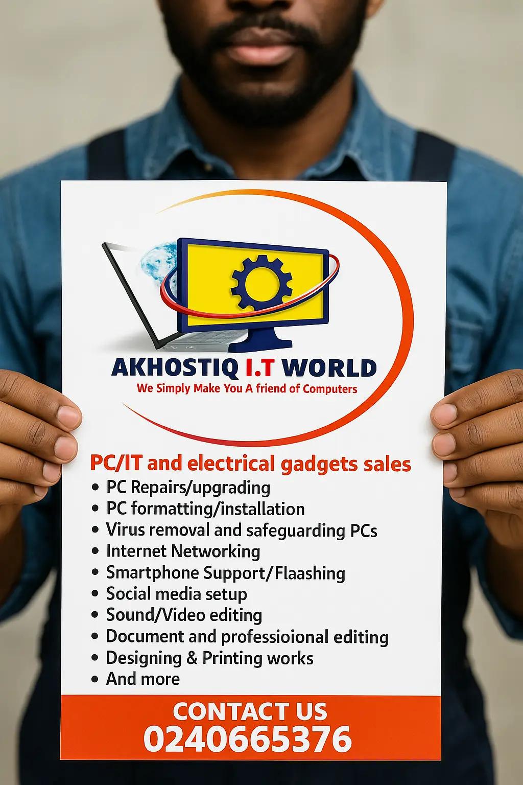 @AKHOSTIQ I.T WORLD
