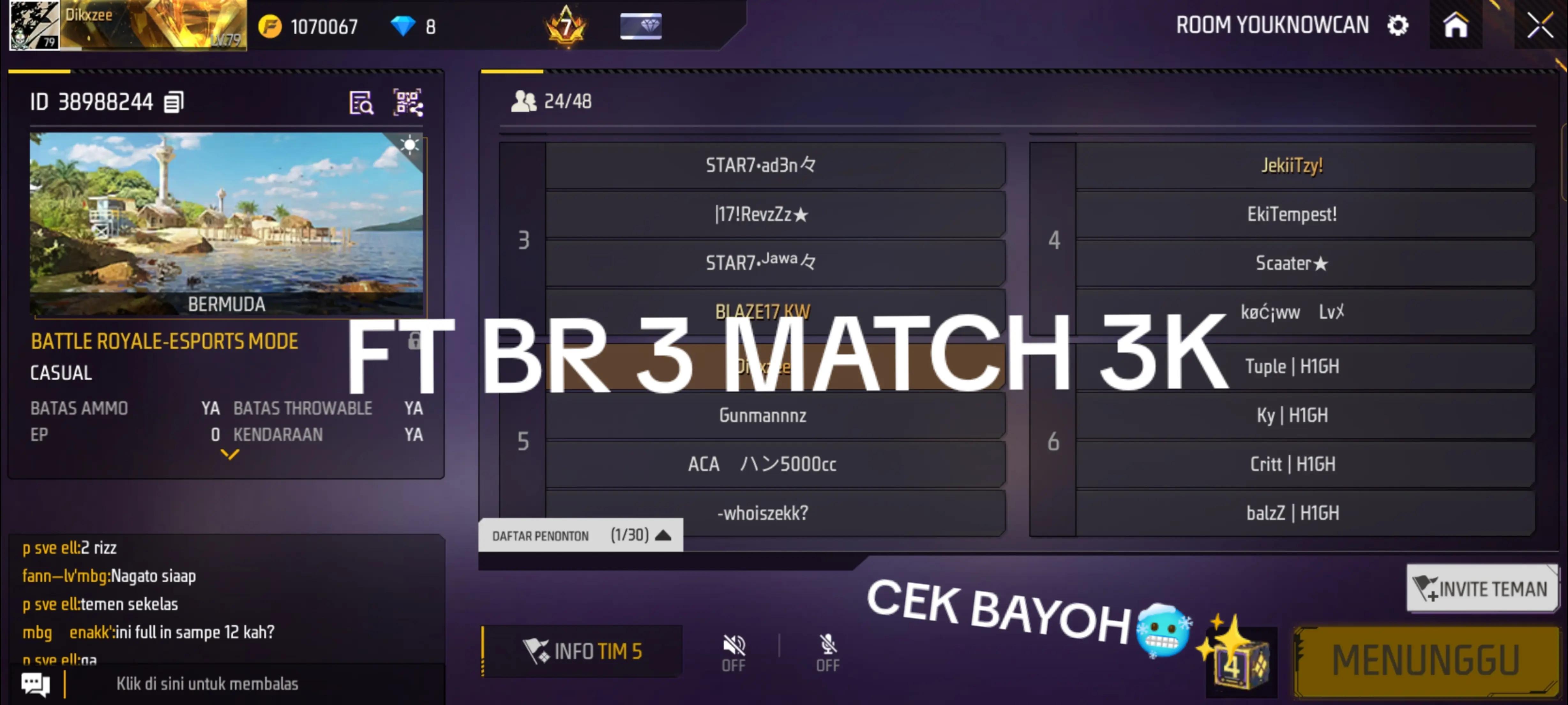 @FT BR VITZZZ (3K DIBIO)