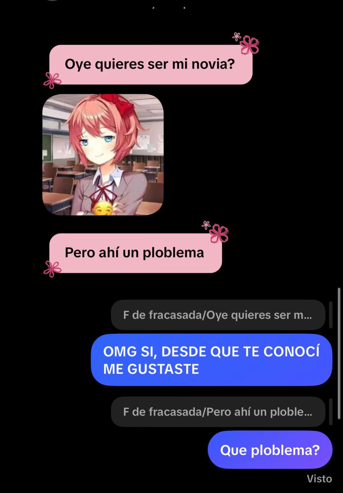 @F de fracasada