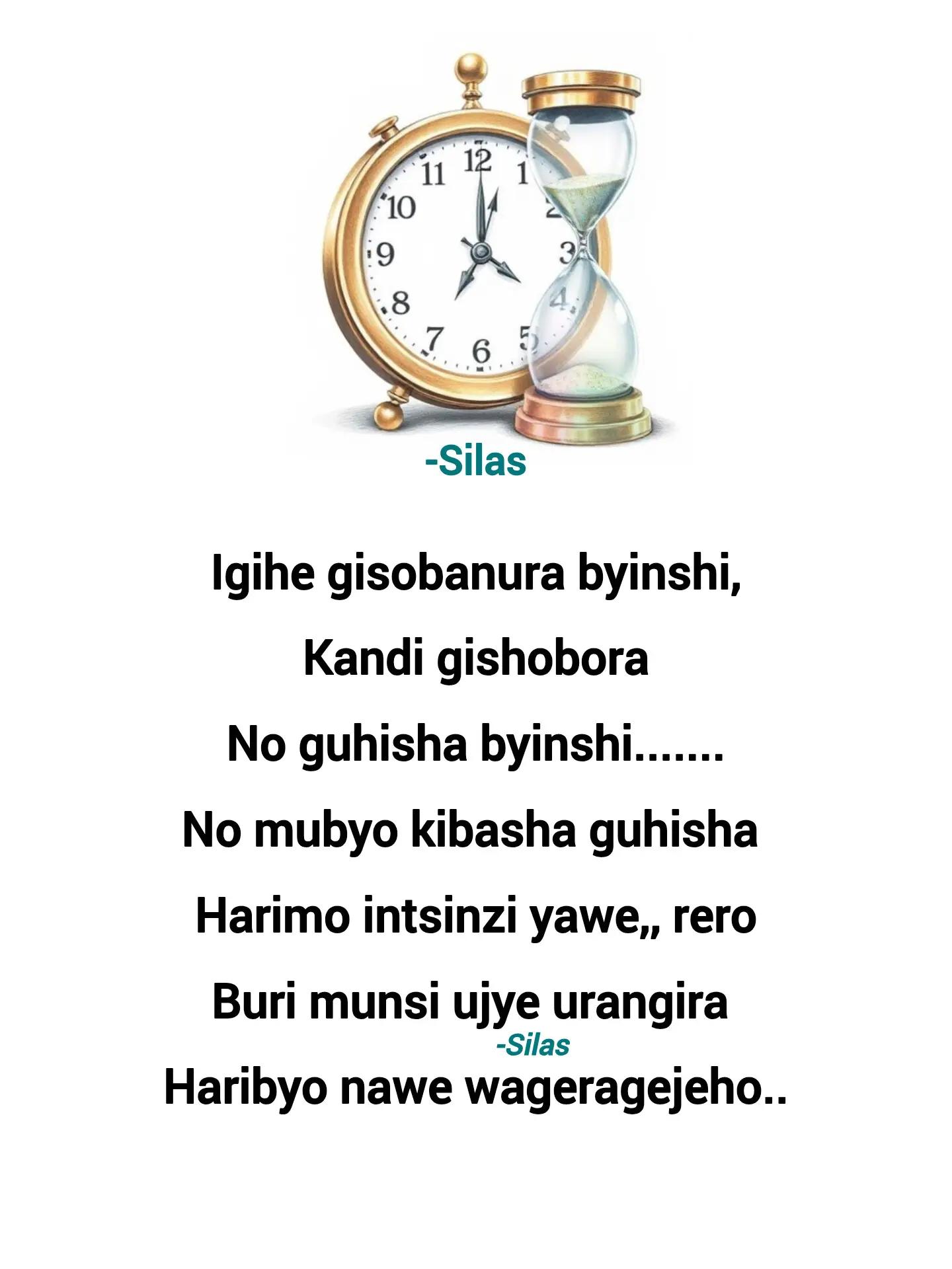 @Silas Nizeyimana