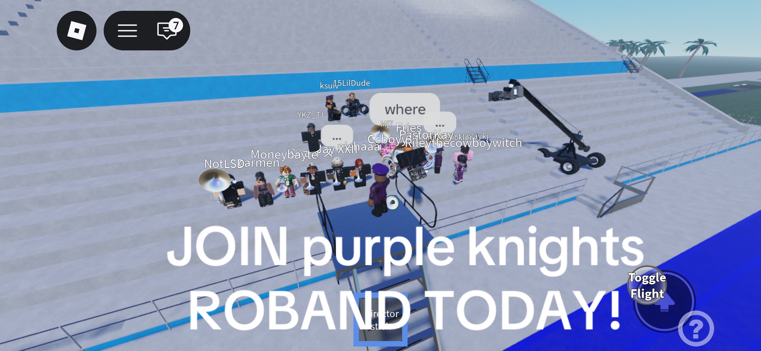 @Director of two rblx bands