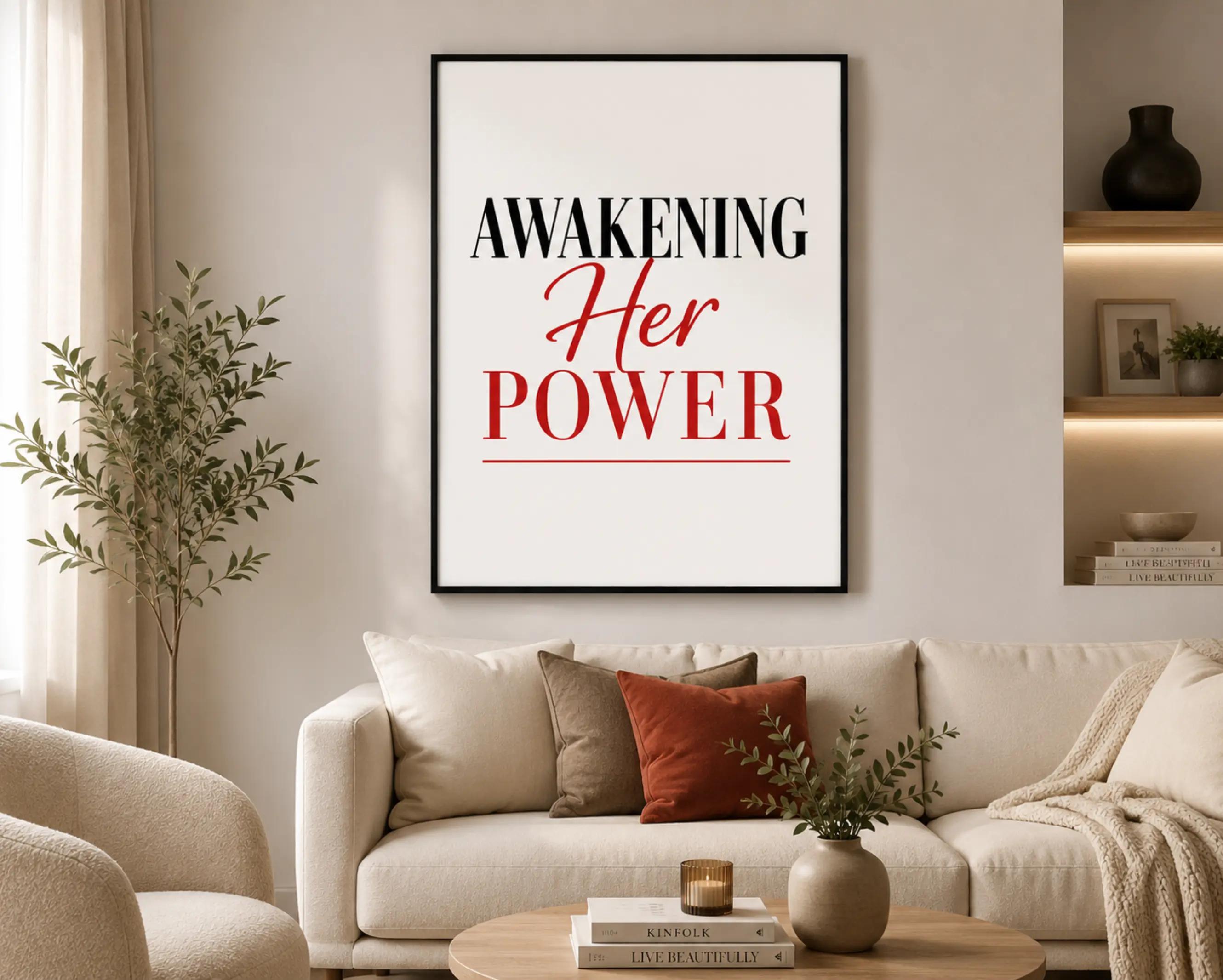 @Awakening her power