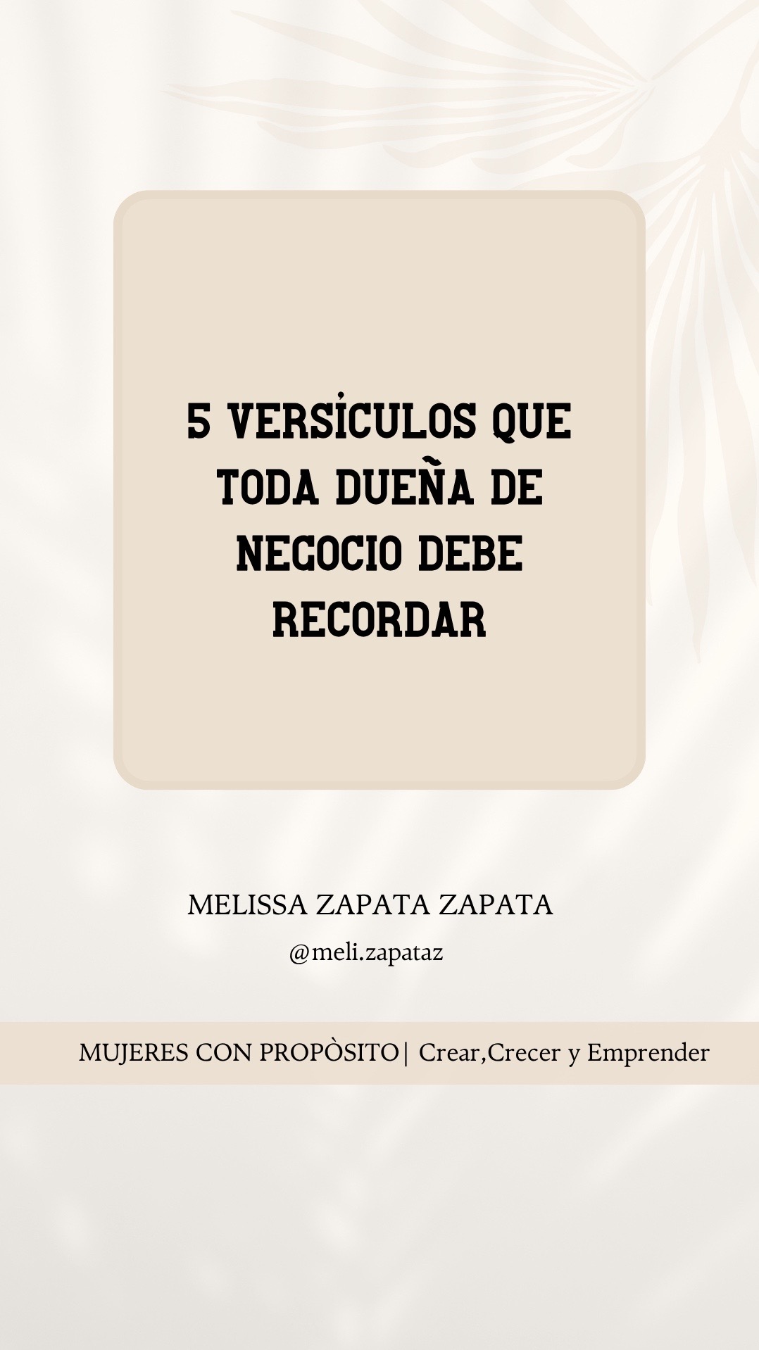 @Melissa Zapata