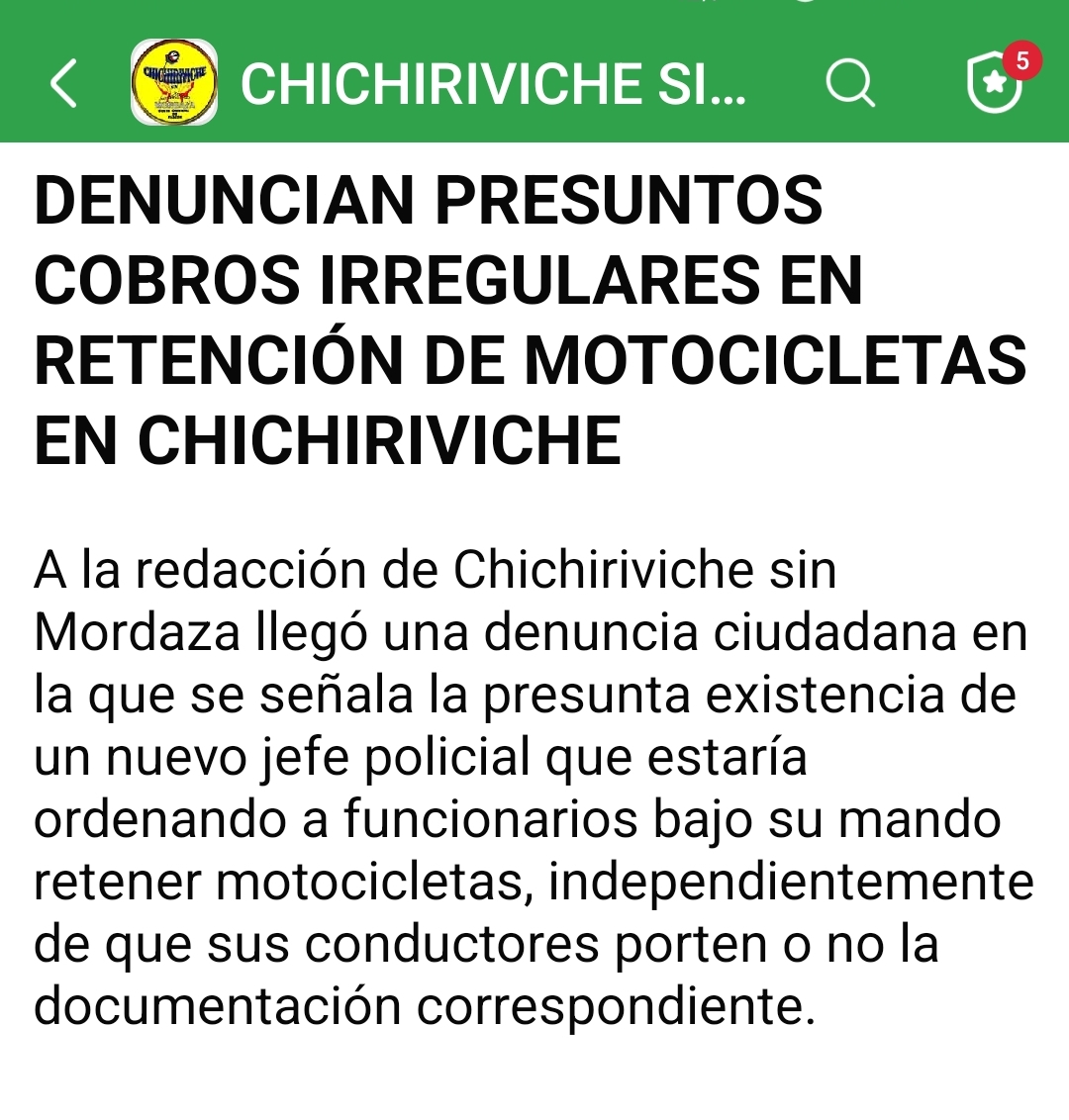 @CHICHIRIVICHE SIN MORDAZA