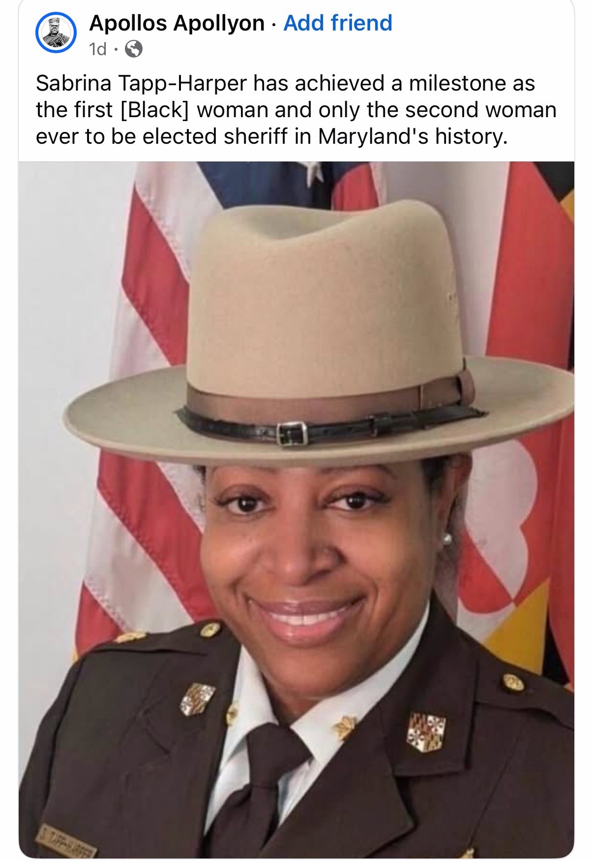 @SabrinaTappHarperforSheriff