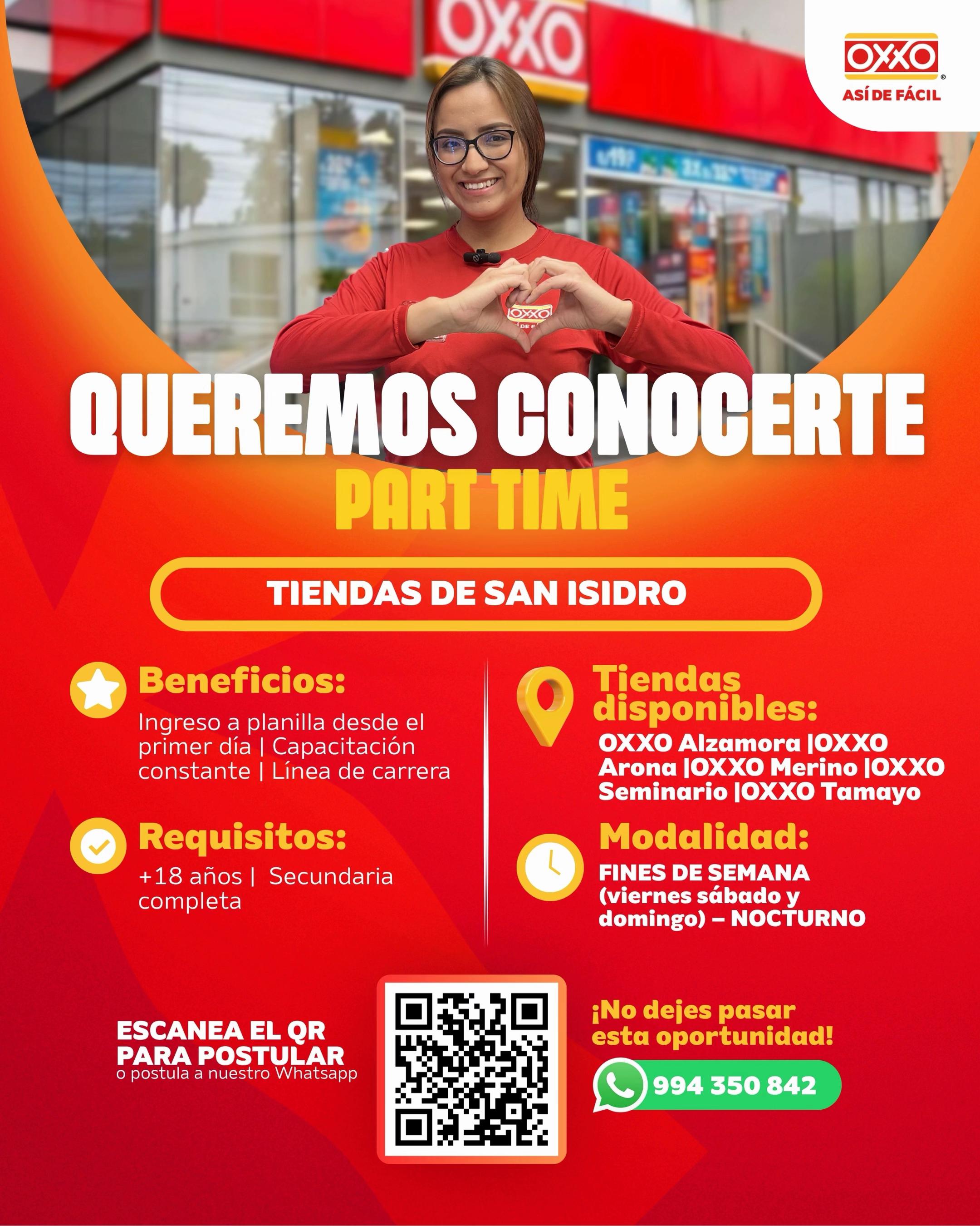 @Trabaja en OXXO Per&uacute;