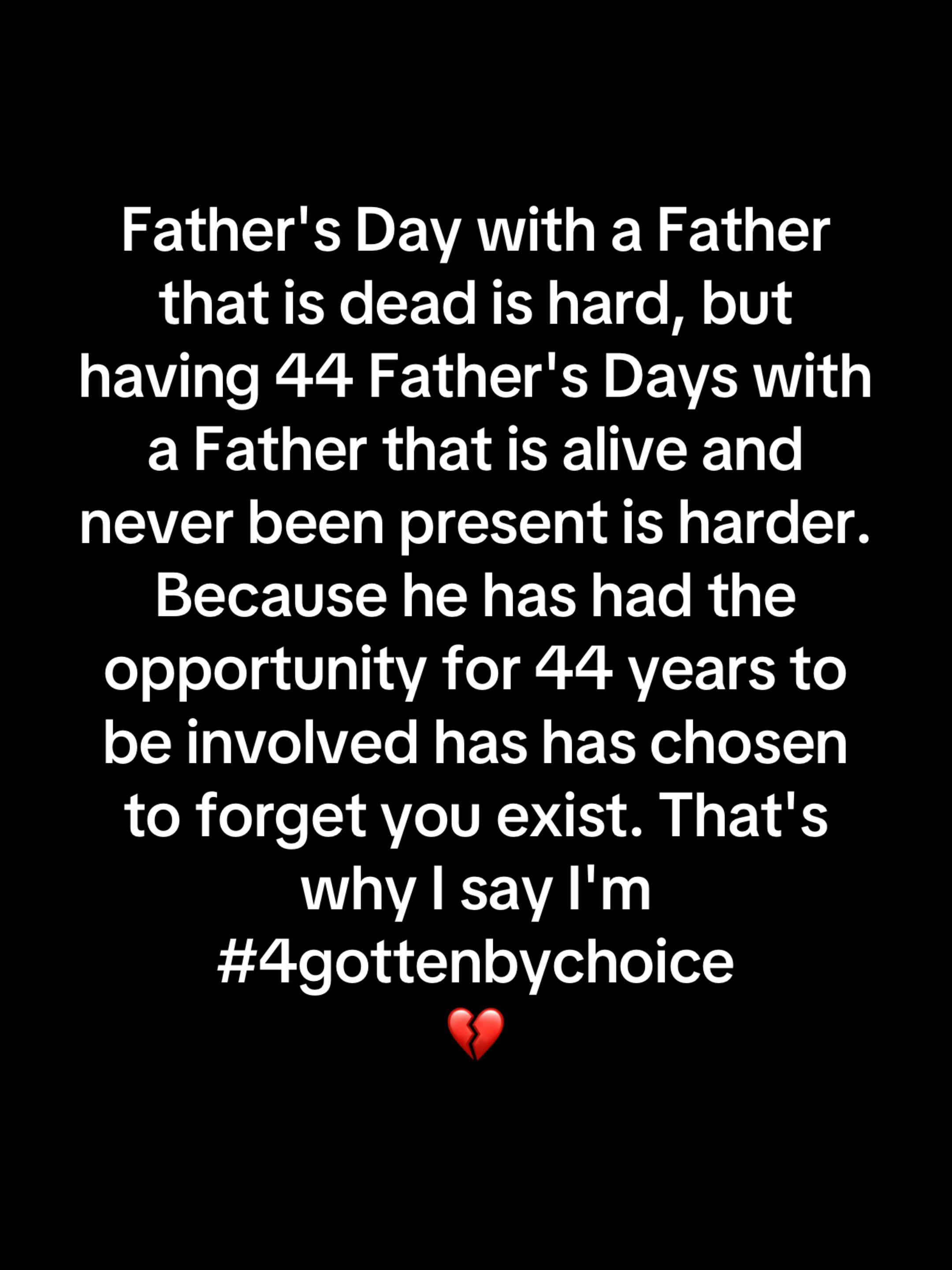 @4GottenByChoice