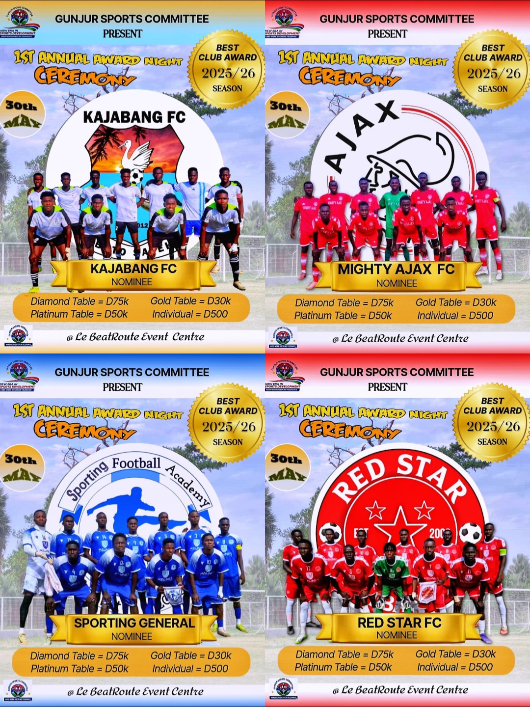 @GUNJUR SPORTS DEVELOPMENT